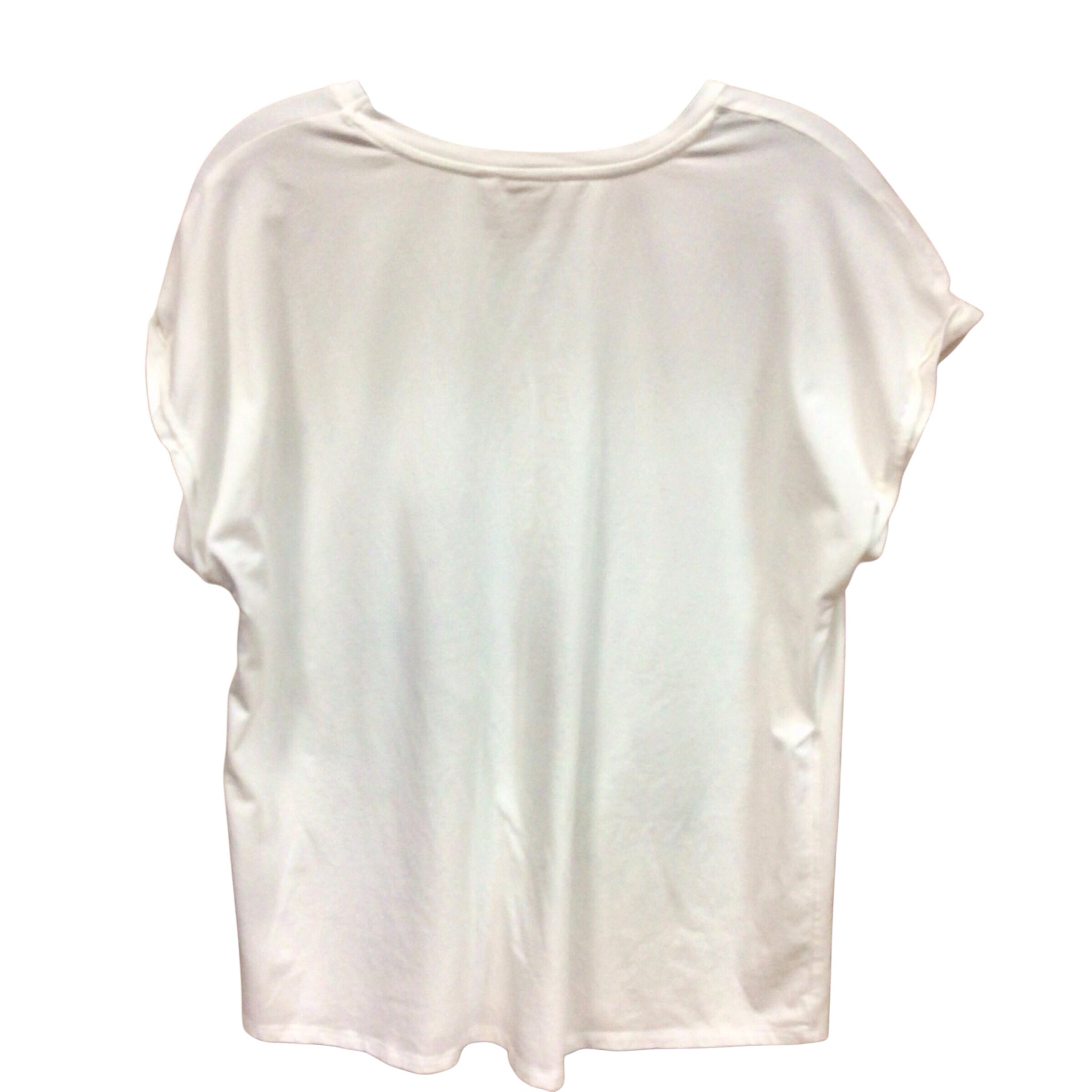Mesh+Love Yellow Flower Short Sleeve Top Size XL