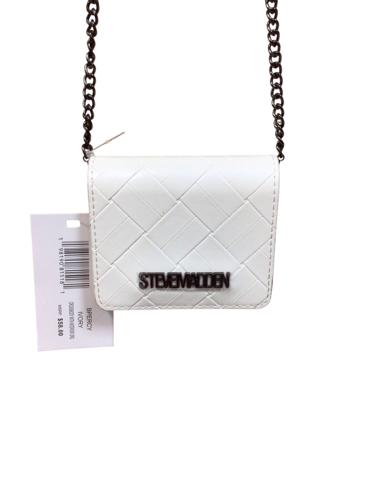 Steve Madden "BPercy" Ivory Crossbody Wallet NWT