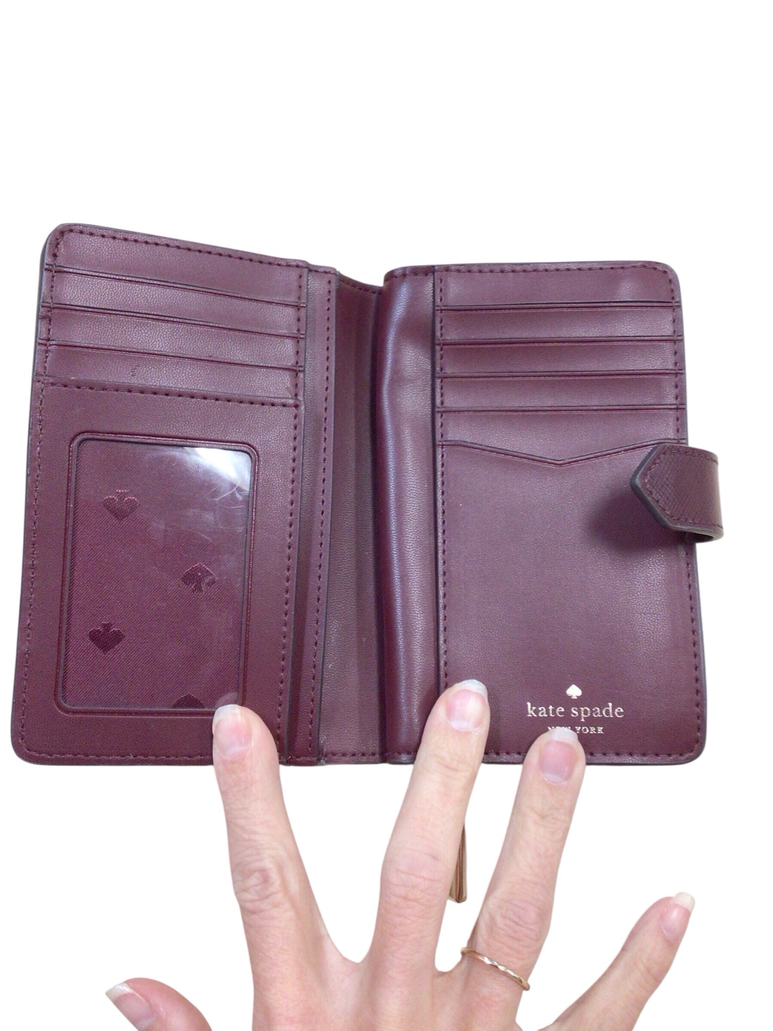 Kate Spade "Staci" Colorblock Bi-fold Leather Wallet