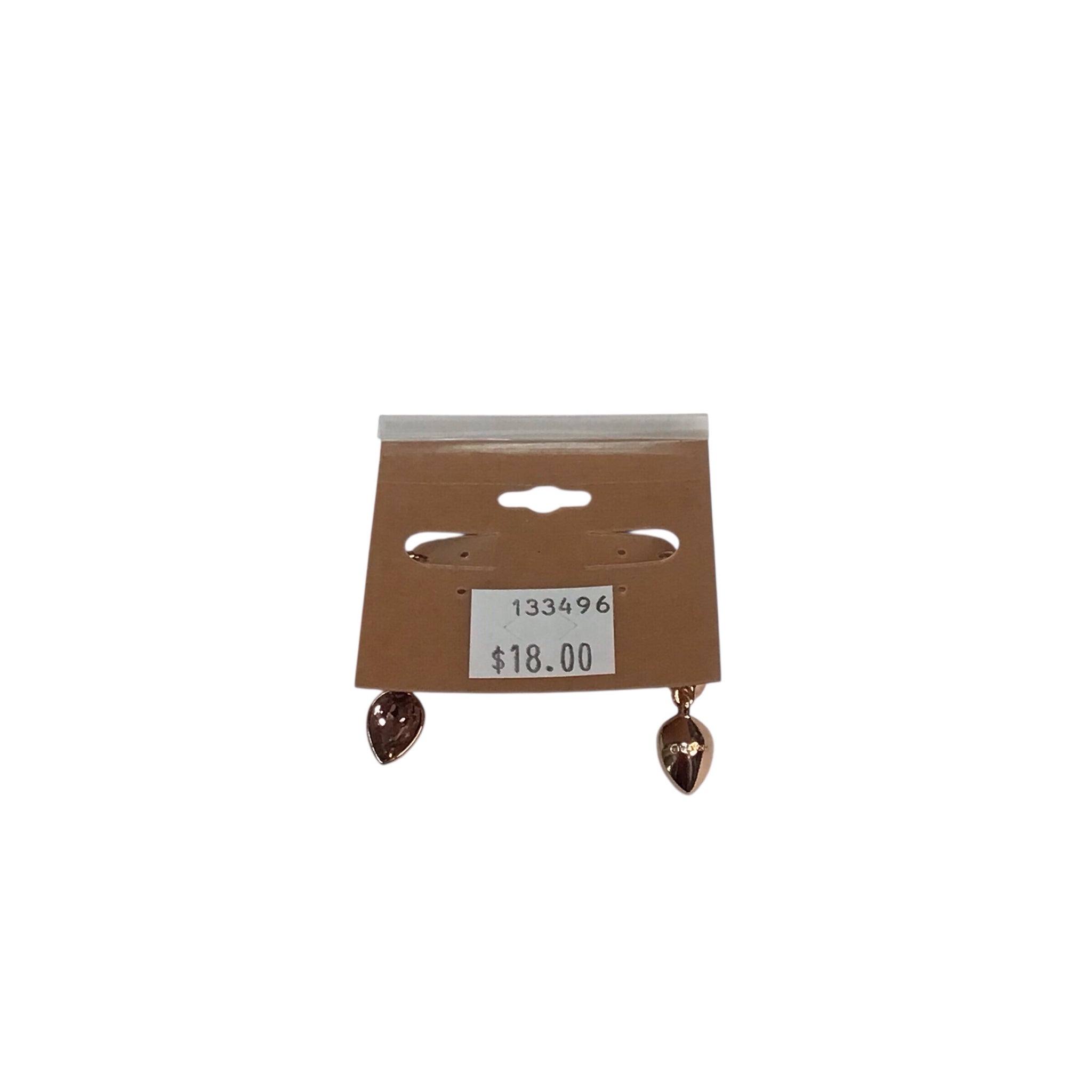 Givenchy Rose Gold CZ Dangling Earrings