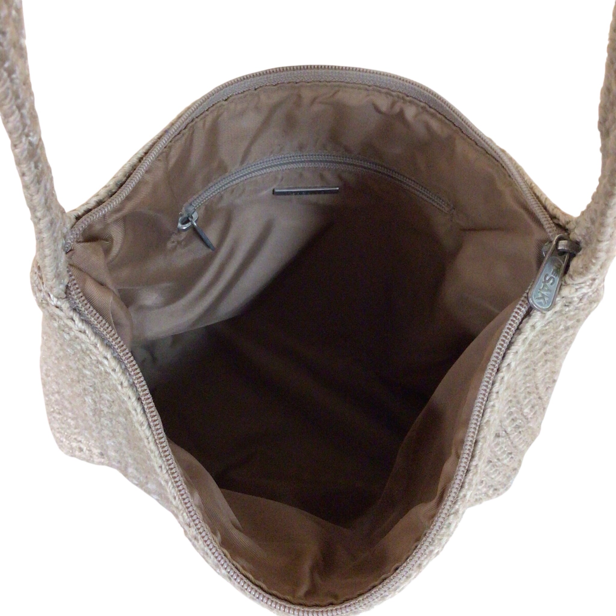 The Sak Tan Crocheted Shoulder Bag