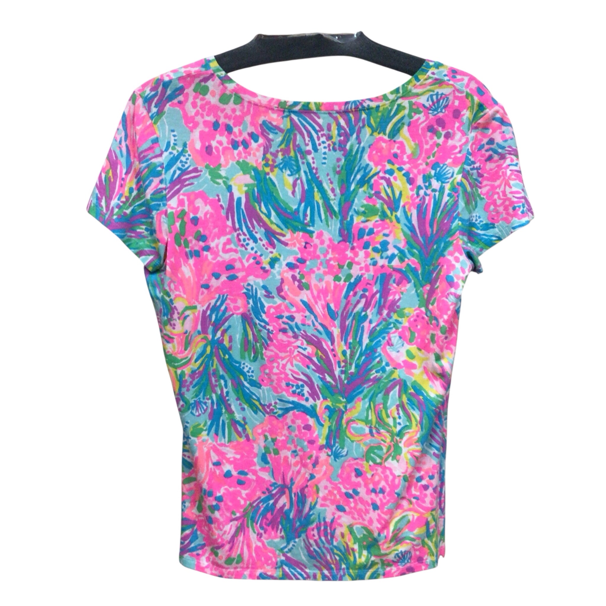 Lilly Pulitzer "Etta" Short Sleeve Top Size Medium
