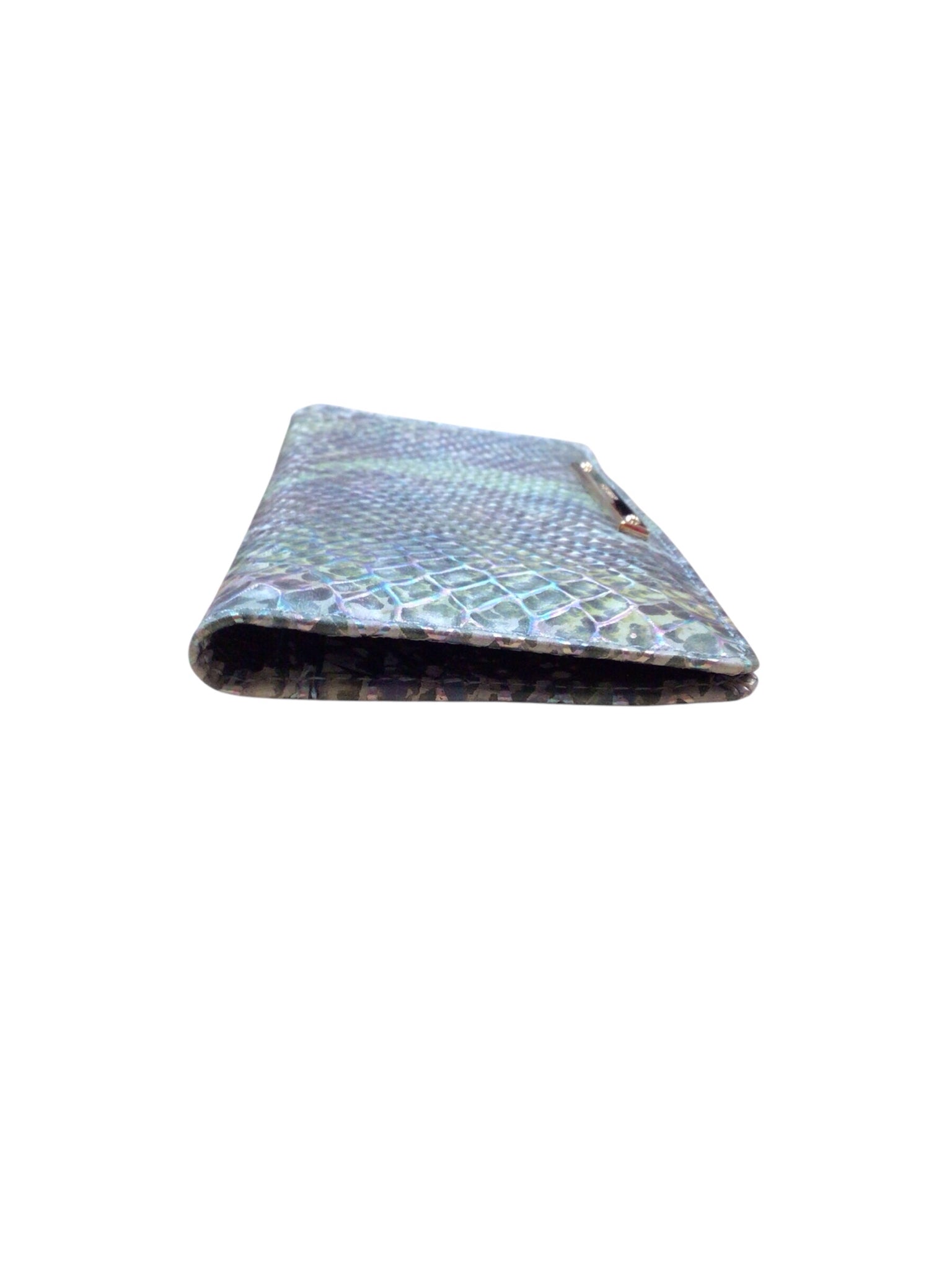 Brahmin "Ady" Moonstone Seville Iridescent Slim Bi-Fold Wallet
