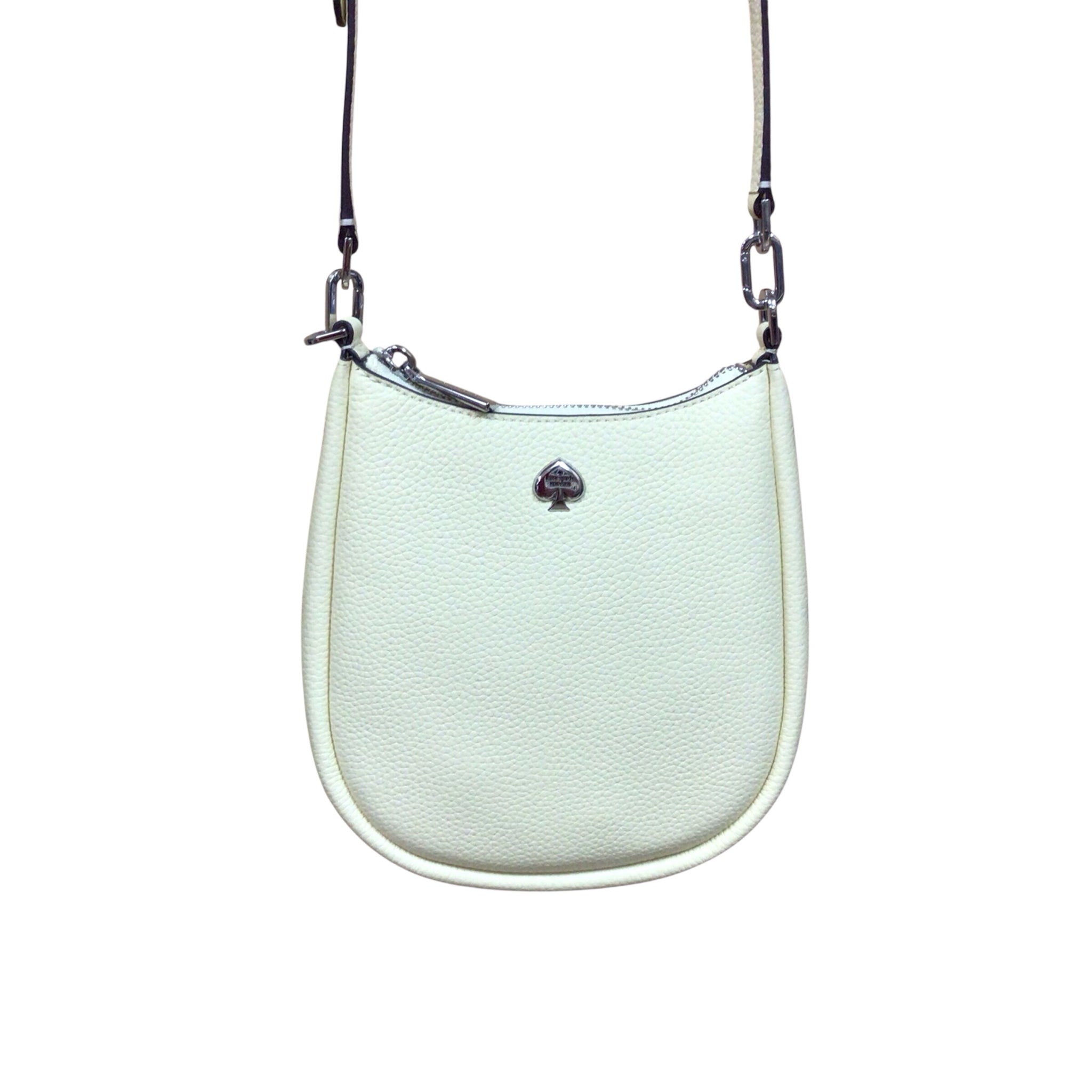 Kate Spade "Kayla" Small Yellow Pebbled Leather Crossbody Bag