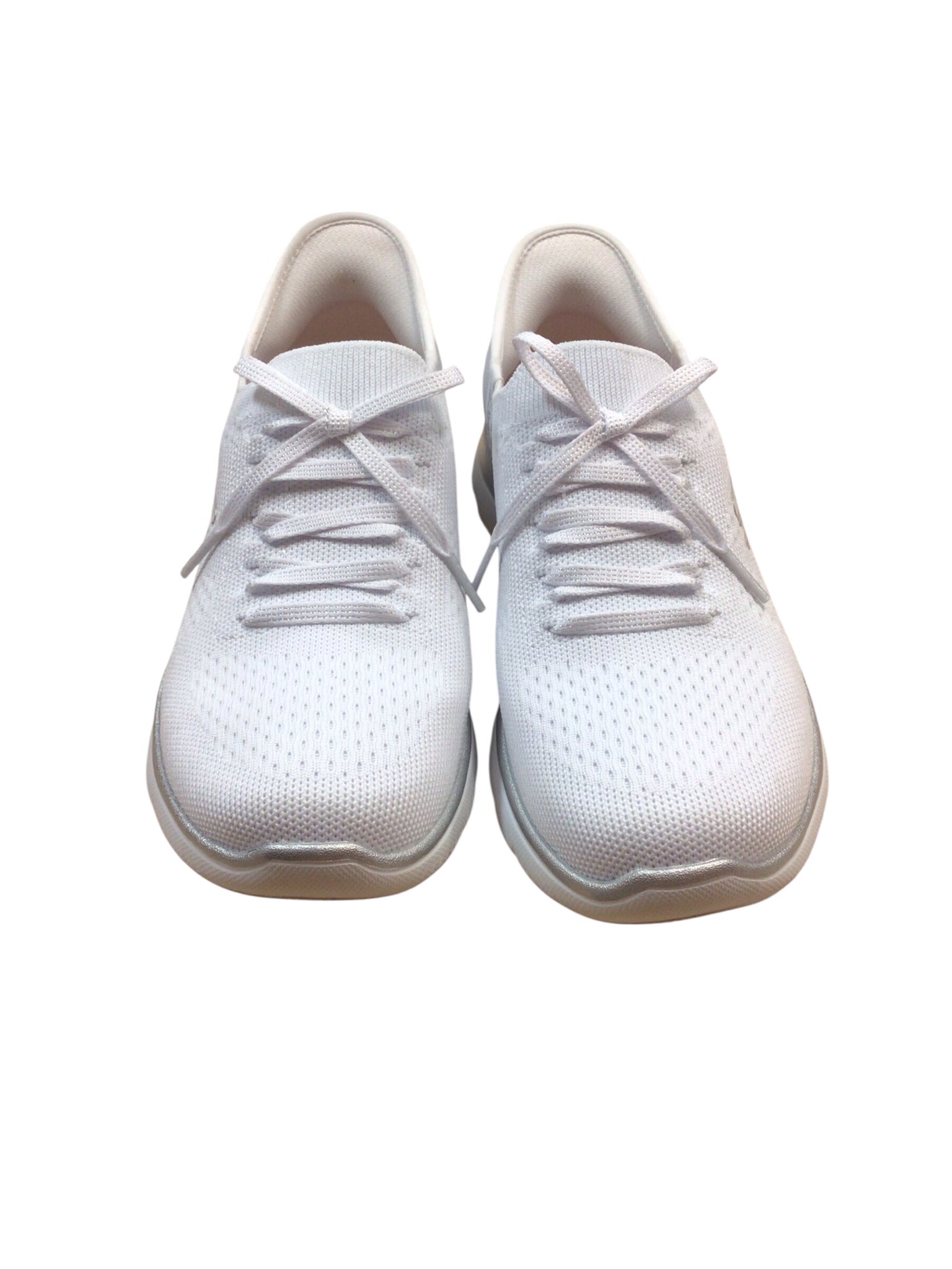 Skechers Slip-In "Summits - Night Chic" White Slip On Sneakers Size 8