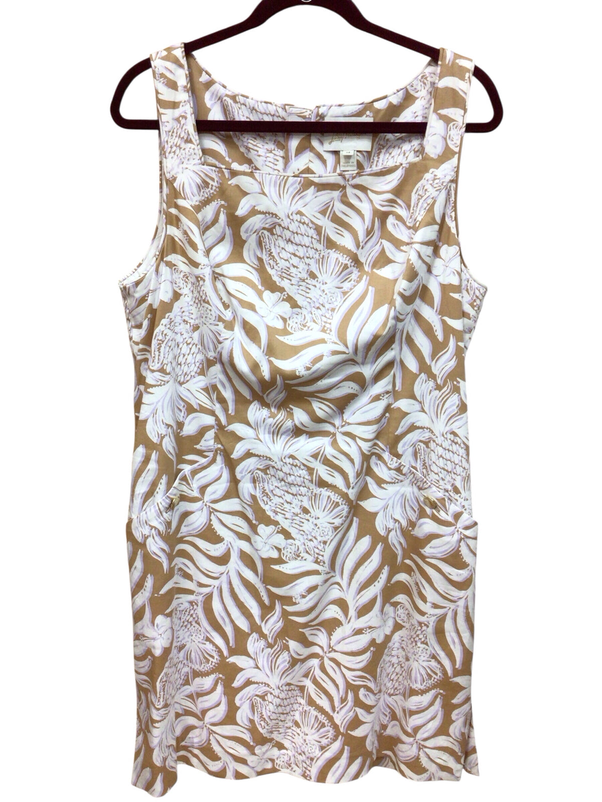 Lilly Pulitzer "The Lilly Shift" Dress "Rattan Bon Vivants" Size 14 NWT