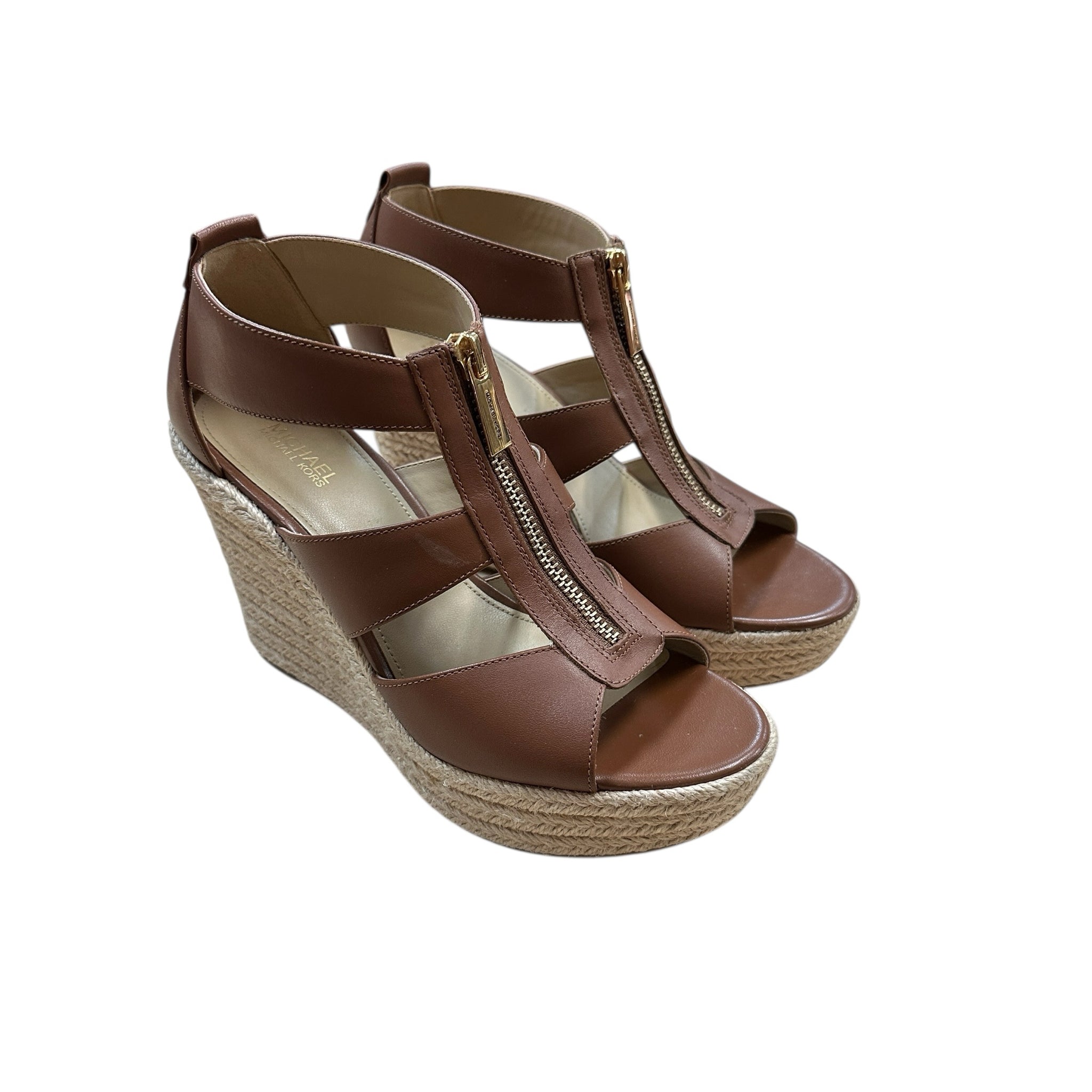 Michael Kors "Damita" Platform Wedge Sandals Size 6.5
