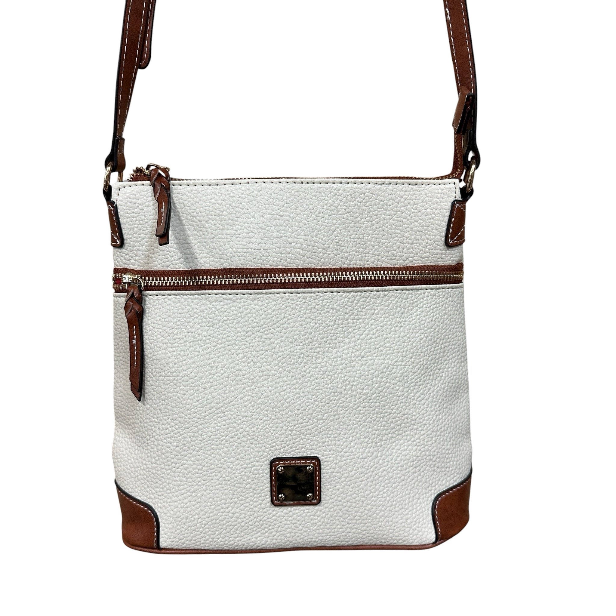 Cream Colored Fashion Crossbody Bag