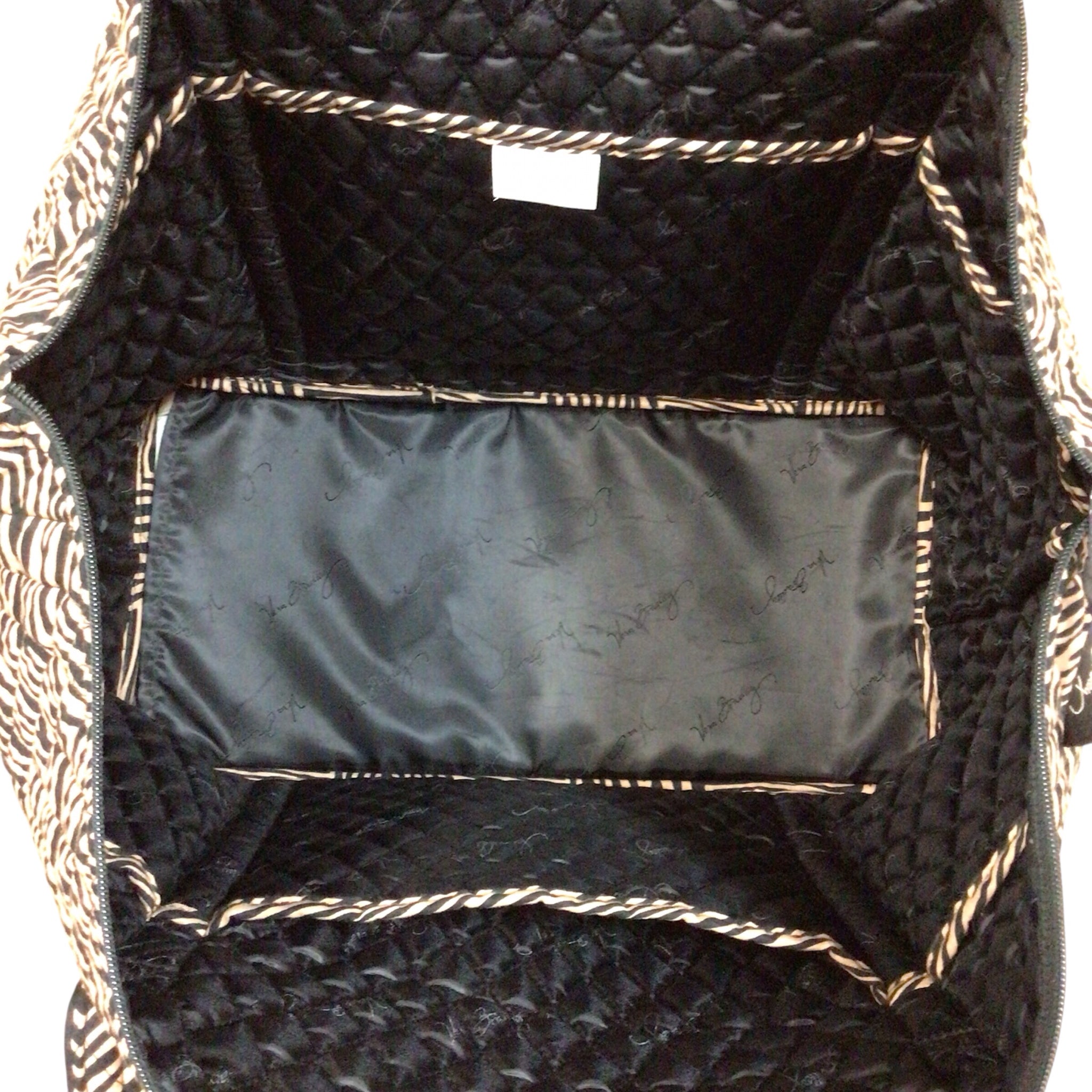 Vera Bradley Large Tiger Print Travel Tote Bag