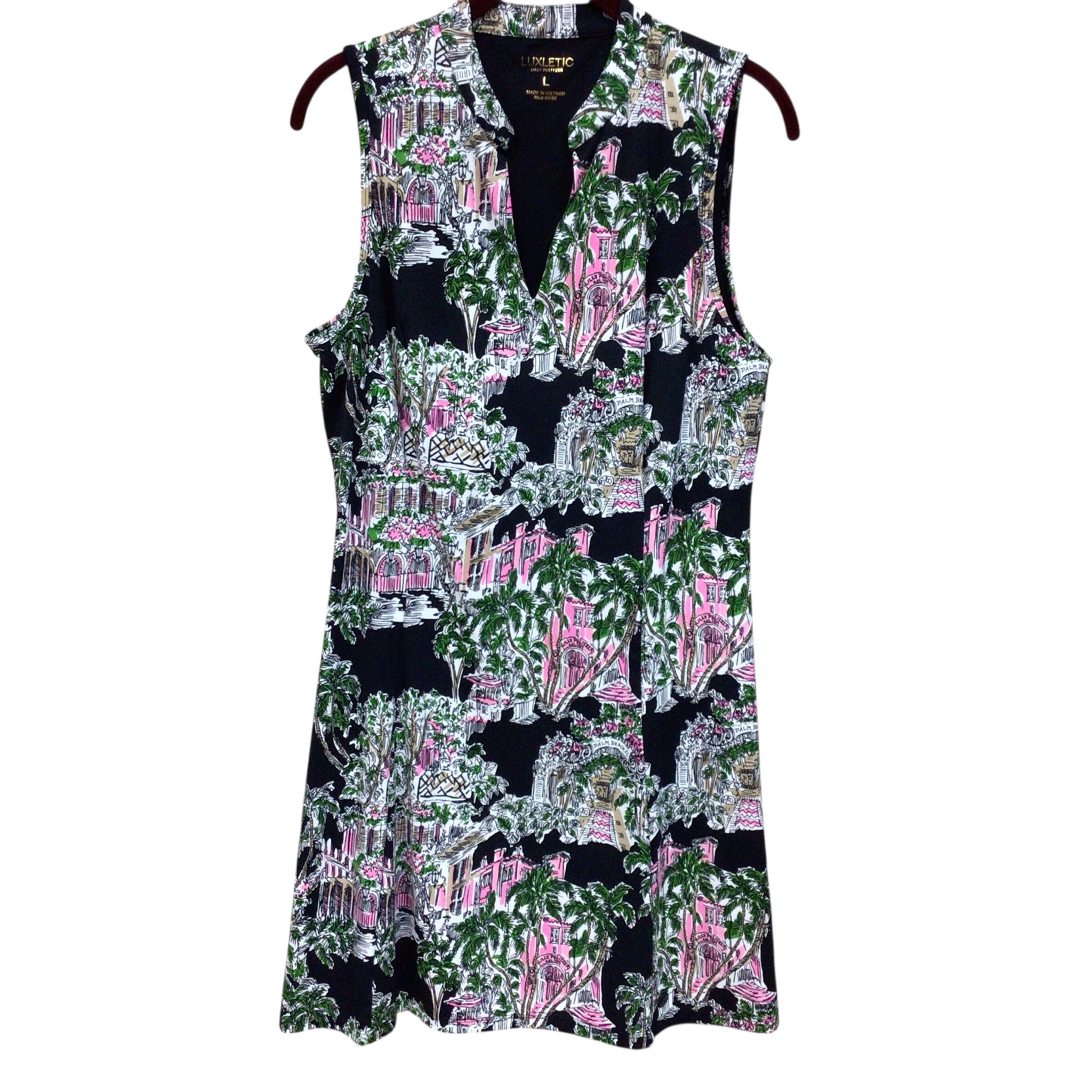 Lilly Pulitzer "Enna" Active Sleeveless Dress Size Large