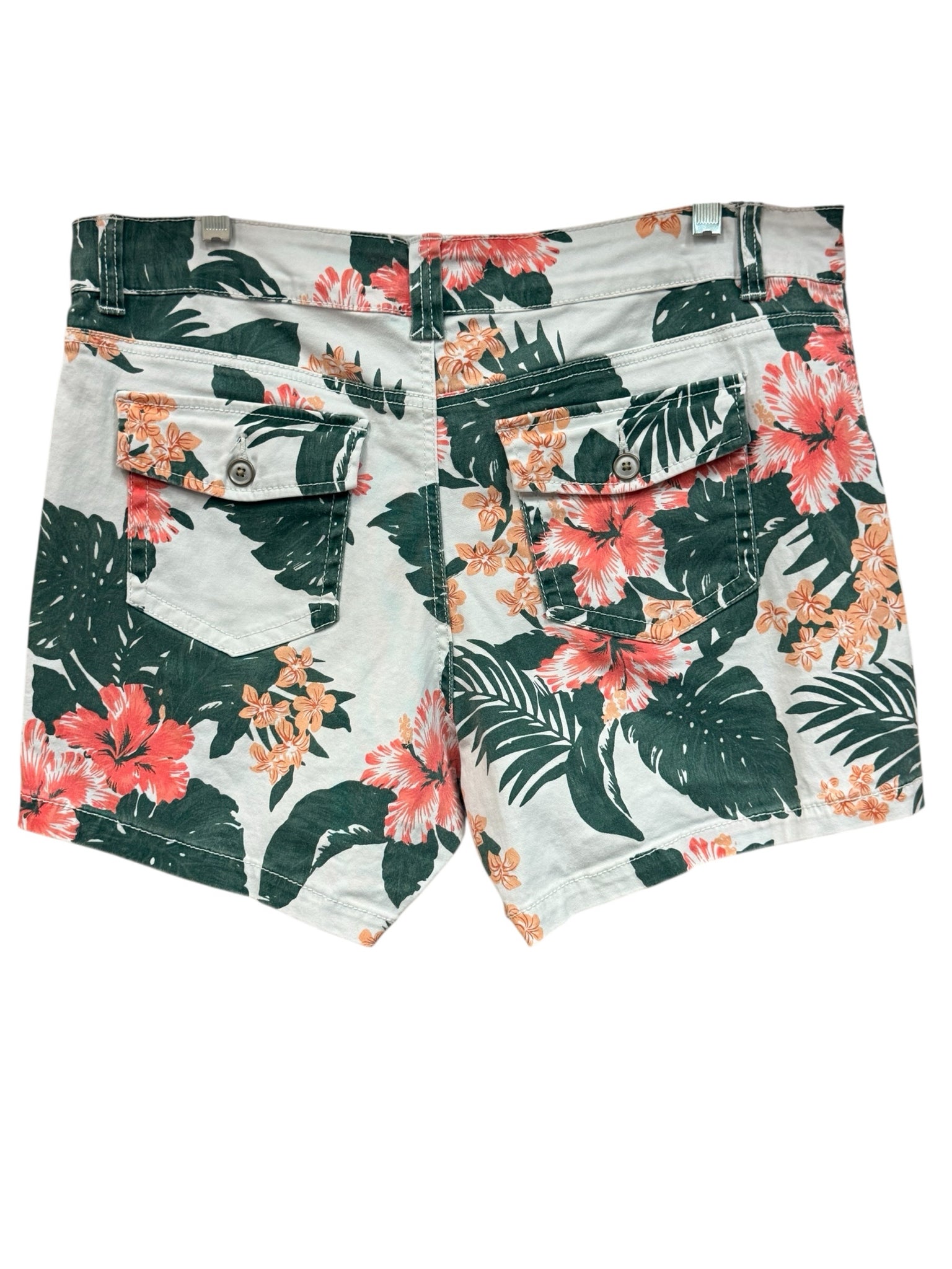 Supplies Brand Tropical Flower Shorts Size 14