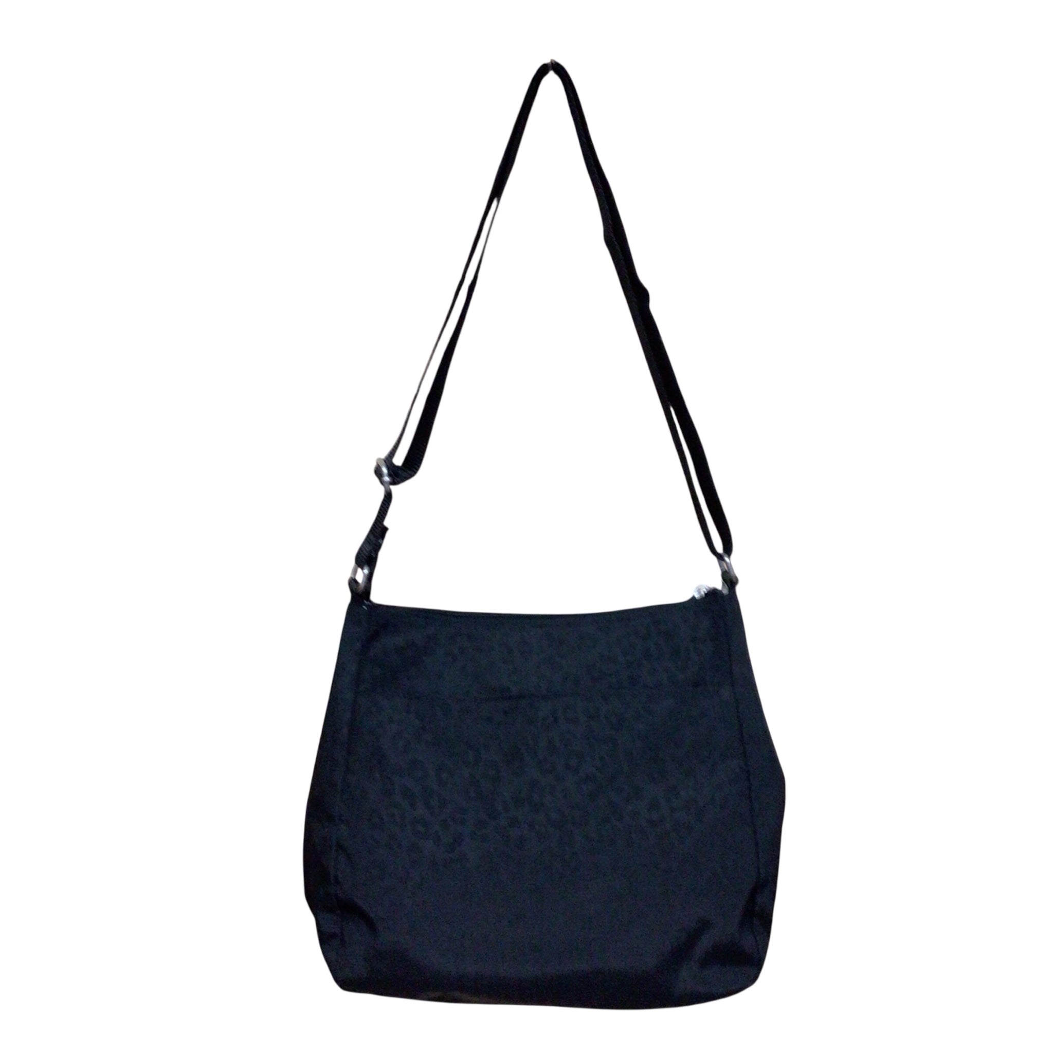 Baggalini "Joey Bagg" Black Nylon Crossbody Bag