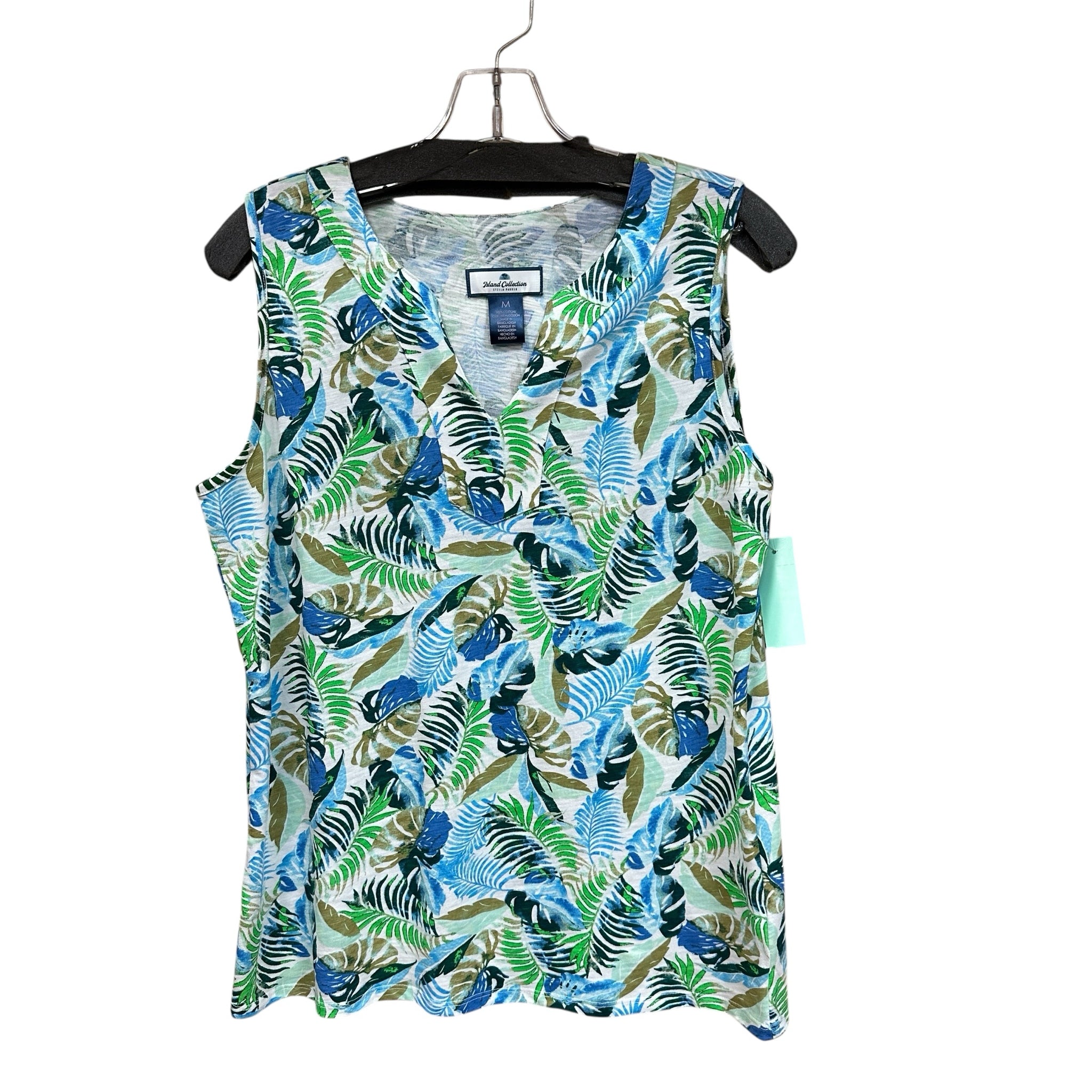Island Collection Size Medium Sleeveless Top