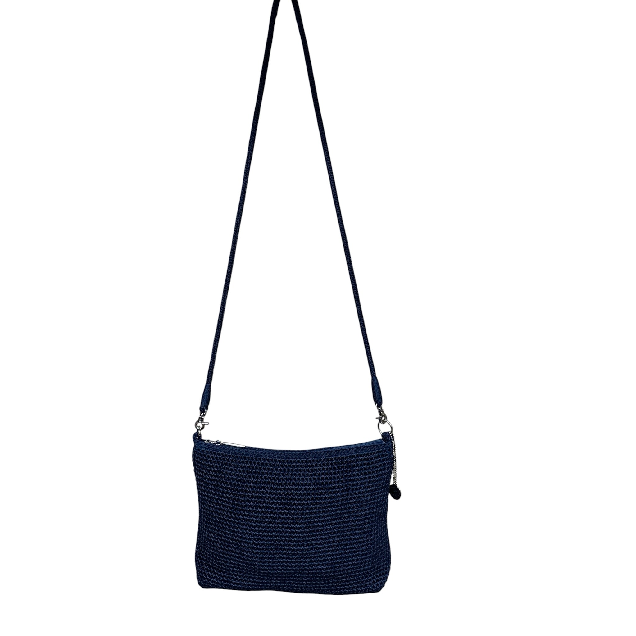 The Sak Navy Crochet Crossbody Bag