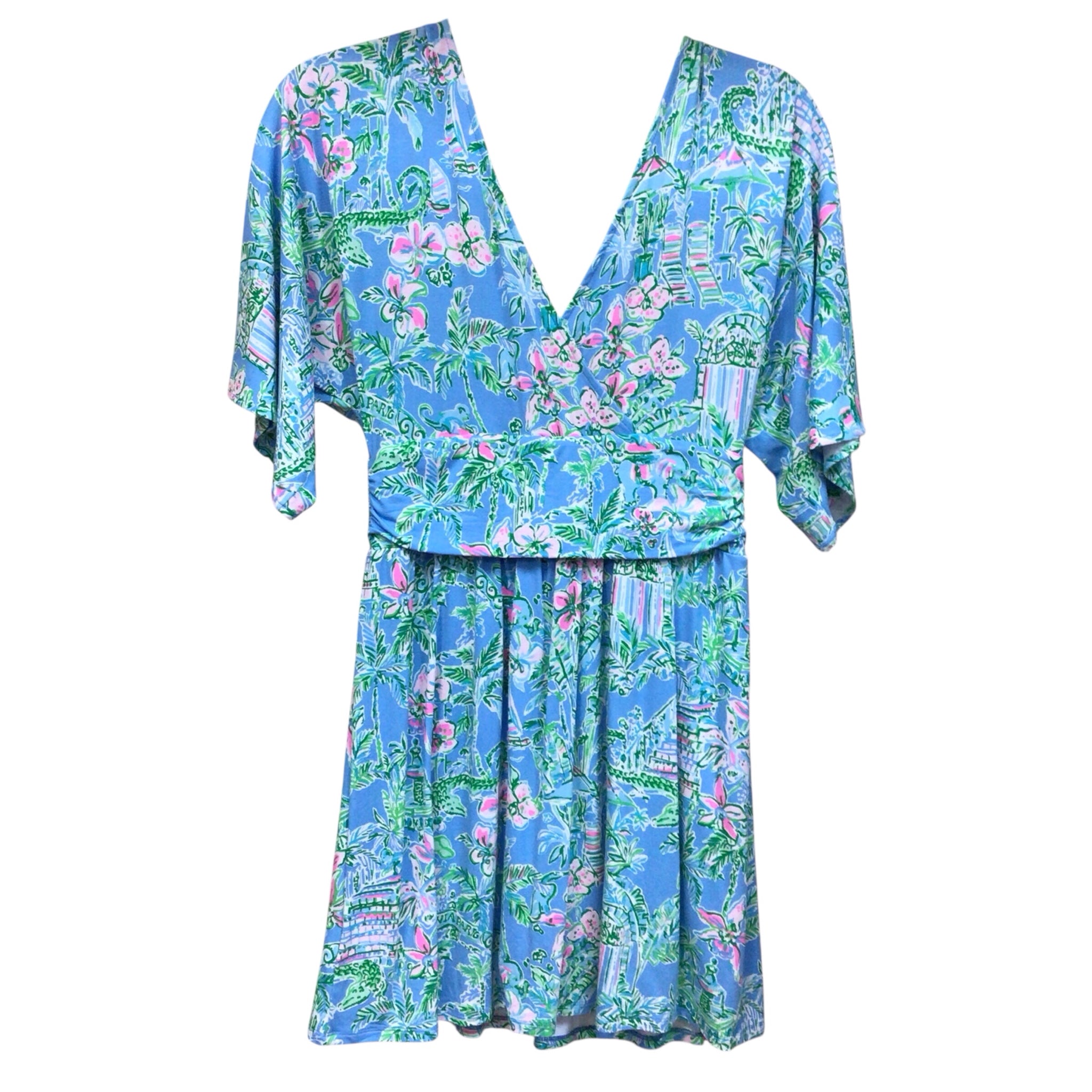 Lilly Pulitzer Parigi Floral Skort  Romper Size Small