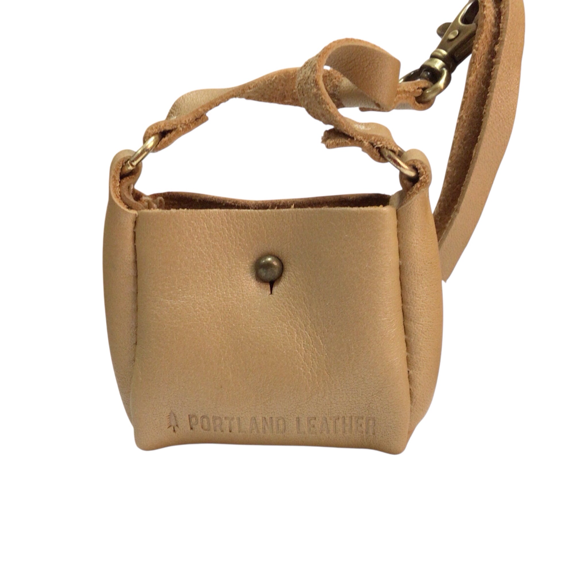 Portland Leather Yellow Crossbody Bag