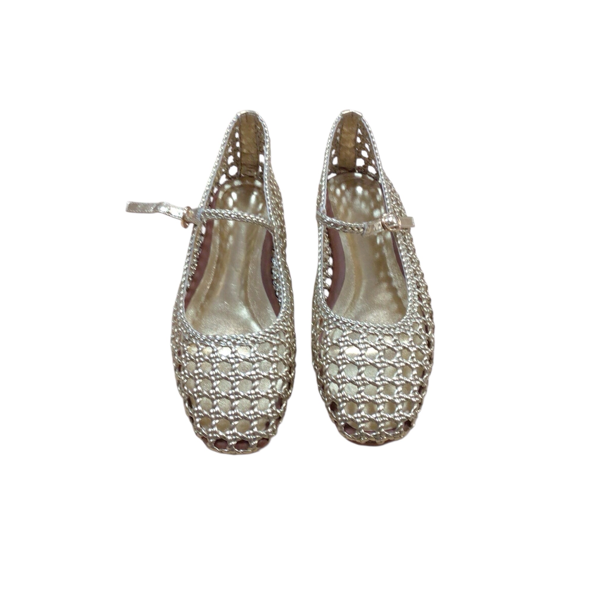 Fashion Gold Ballet Flats Size 7.5