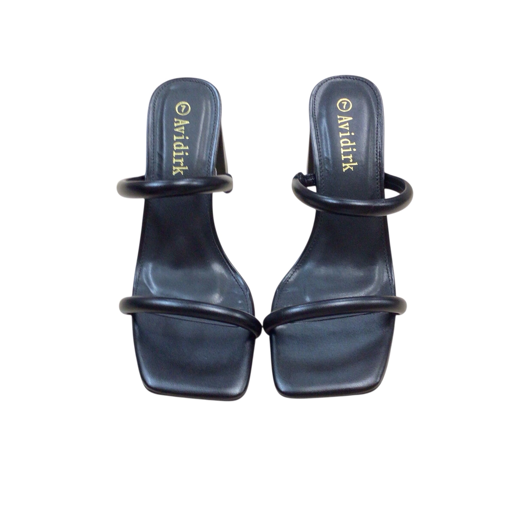 Avidirk Black Heels Size 7