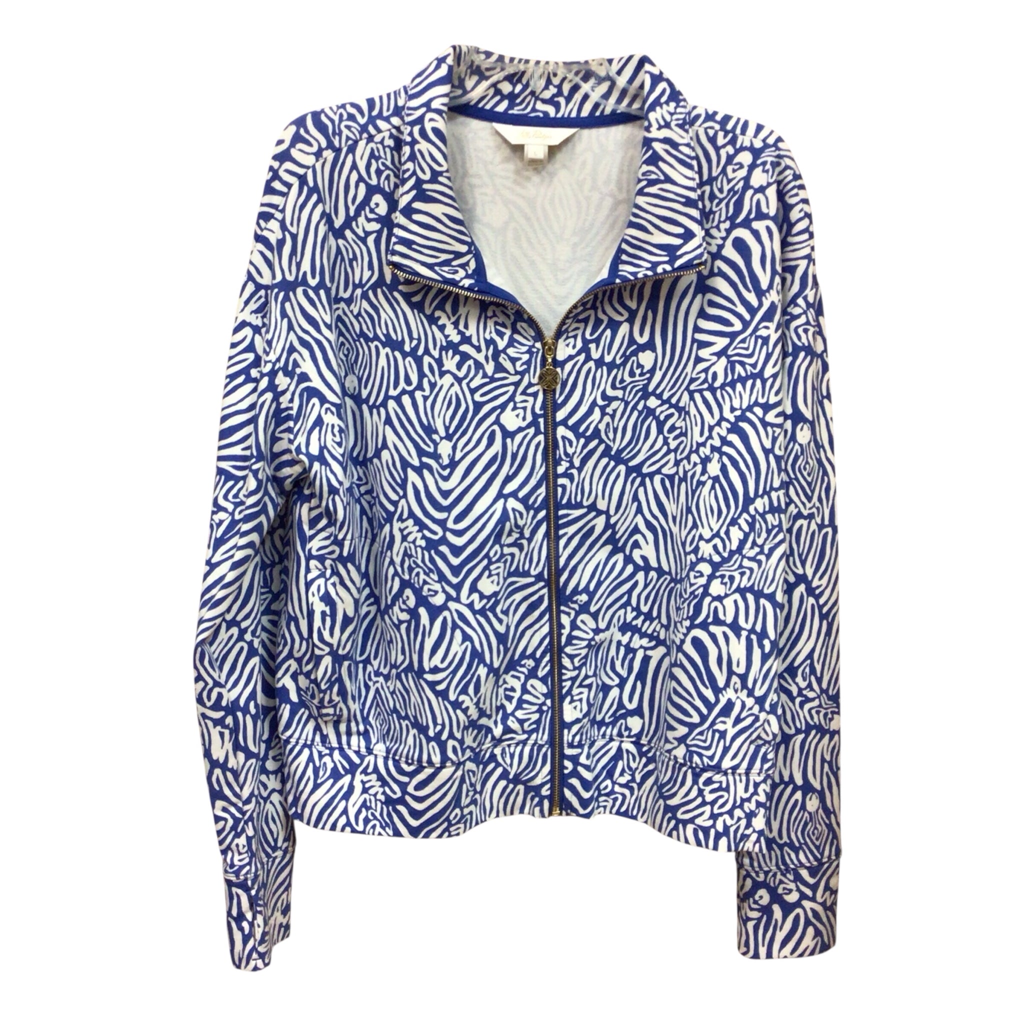 Lilly Pulitzer Wrenley UPF 50+ Zip Up Jacket Size Large