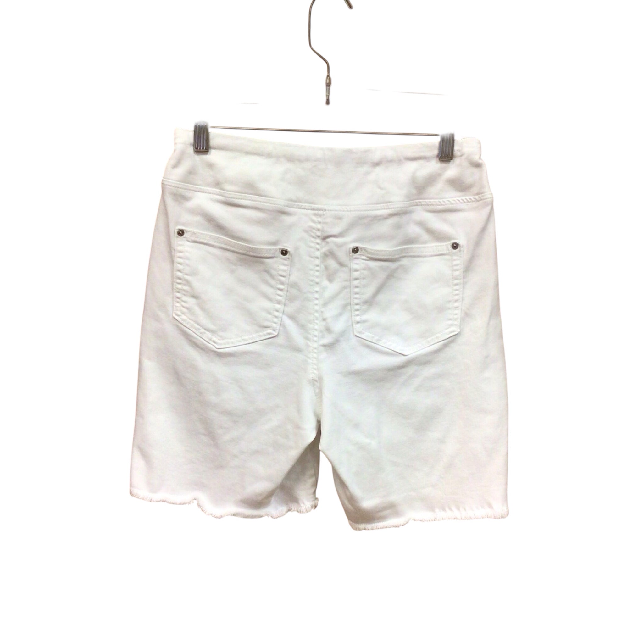 Kim Gravel White Denim Shorts Size 2