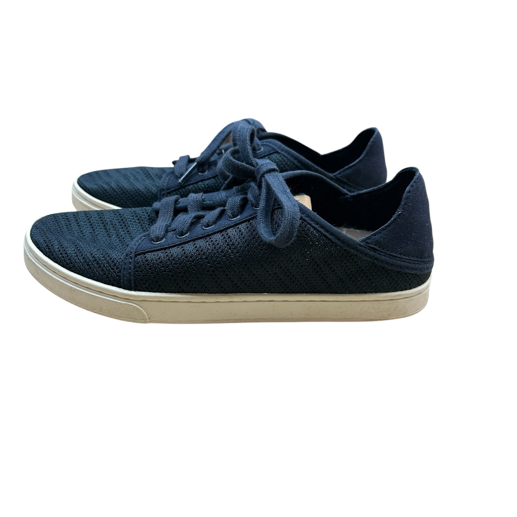 Olukai Women's Aloha Navy Lace Up Sneakers Size 6.5