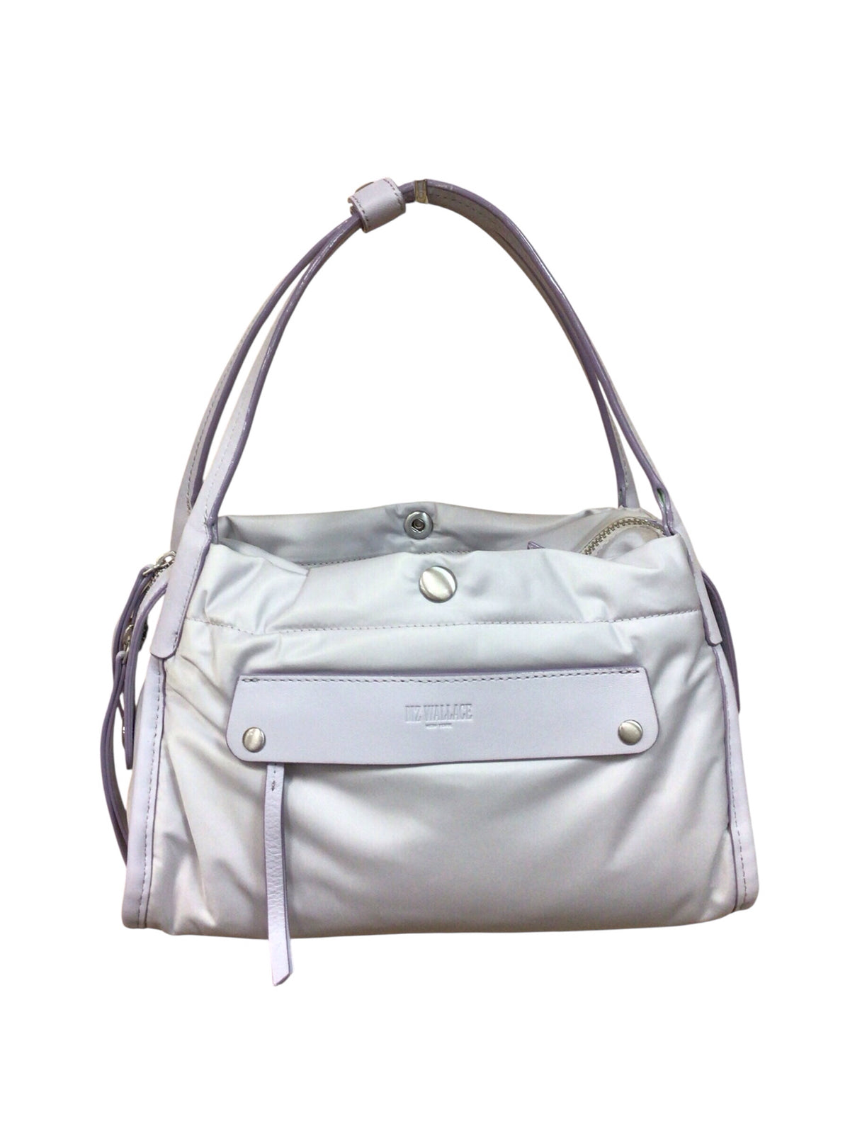 MZ Wallace "Madison" Lilac Nylon Satchel