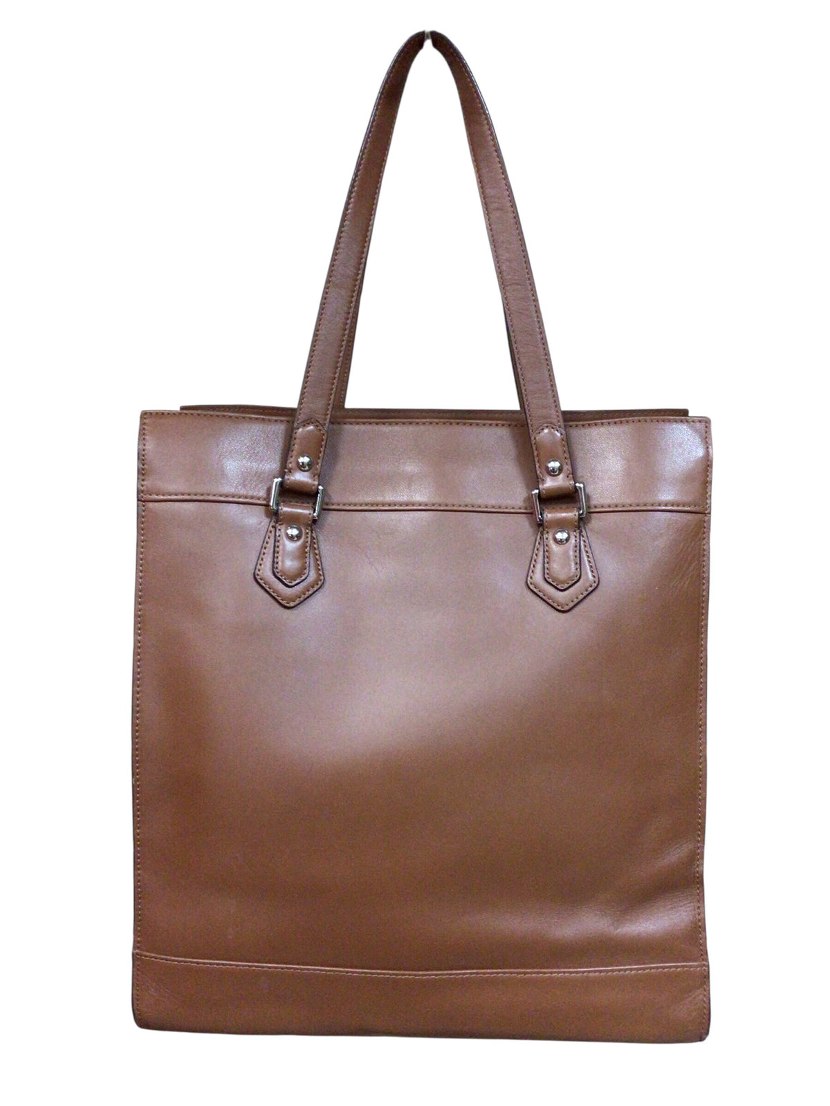 Coach F27823 "Charlie" Brown Leather Tote