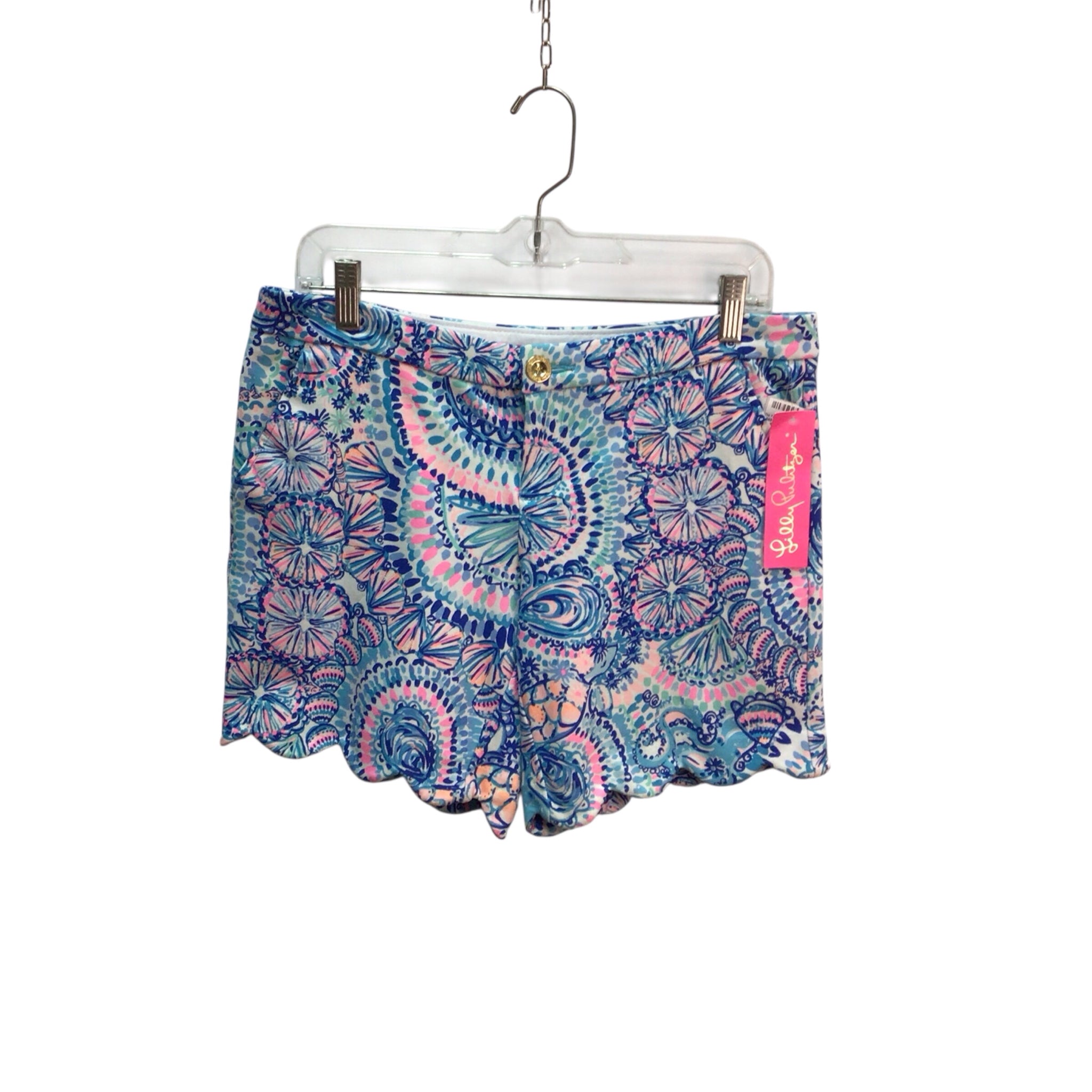 Lilly Pulitzer Darci Knit Shorts Blue Grotto Size 4
