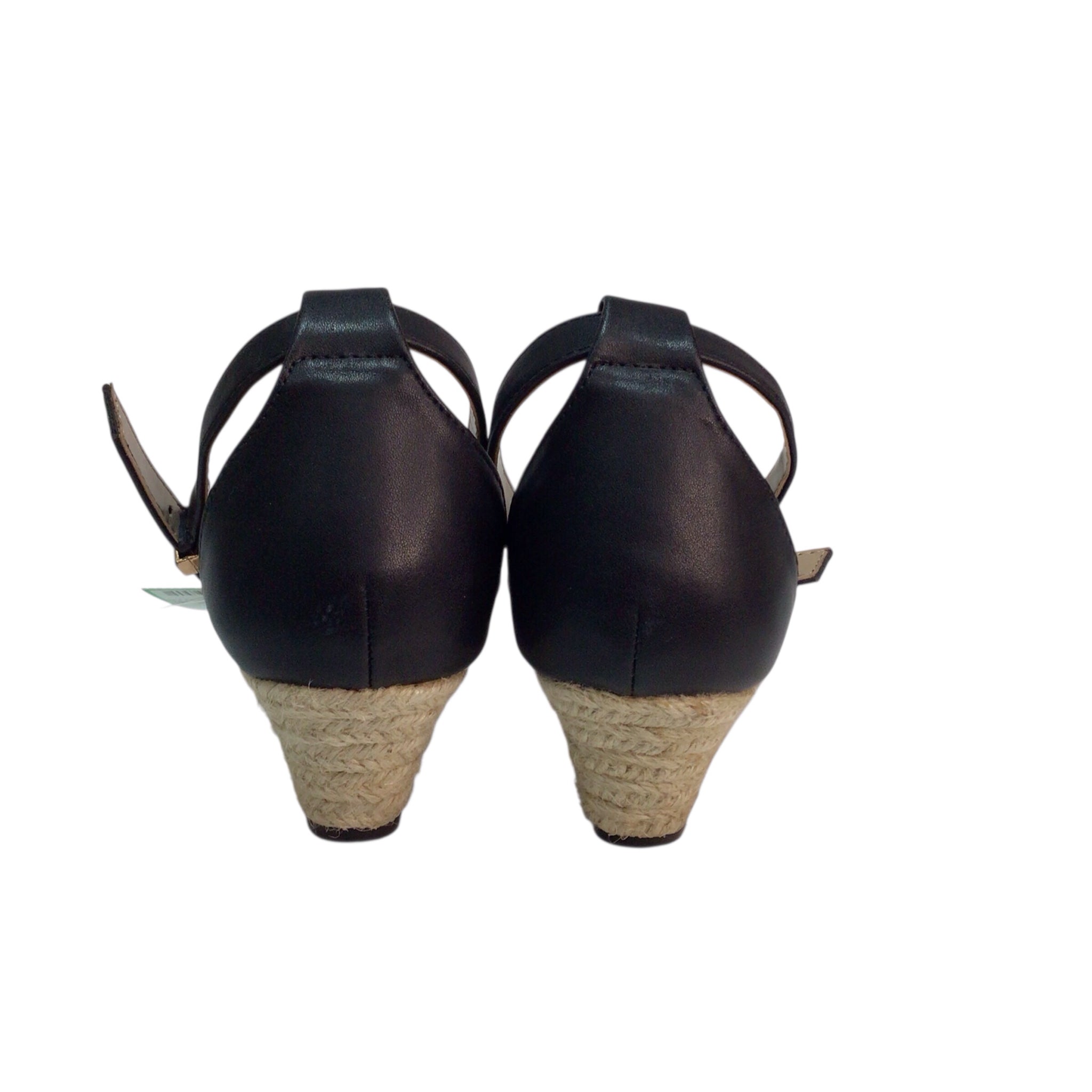 Dream Pairs Black Wedge Heels Size 8