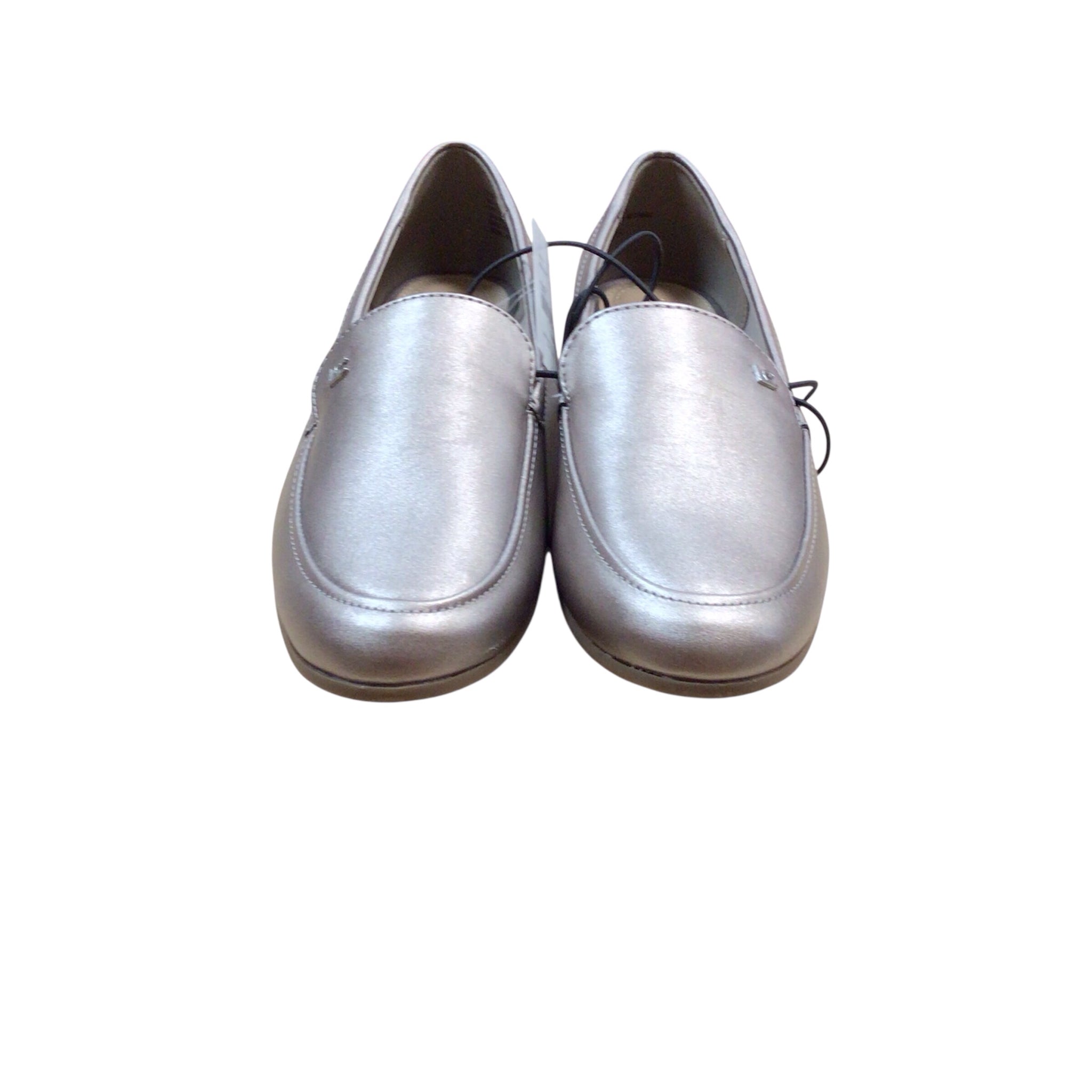 Liz Claiborne Memory Foam Pewter Loafers Size 7 NWT