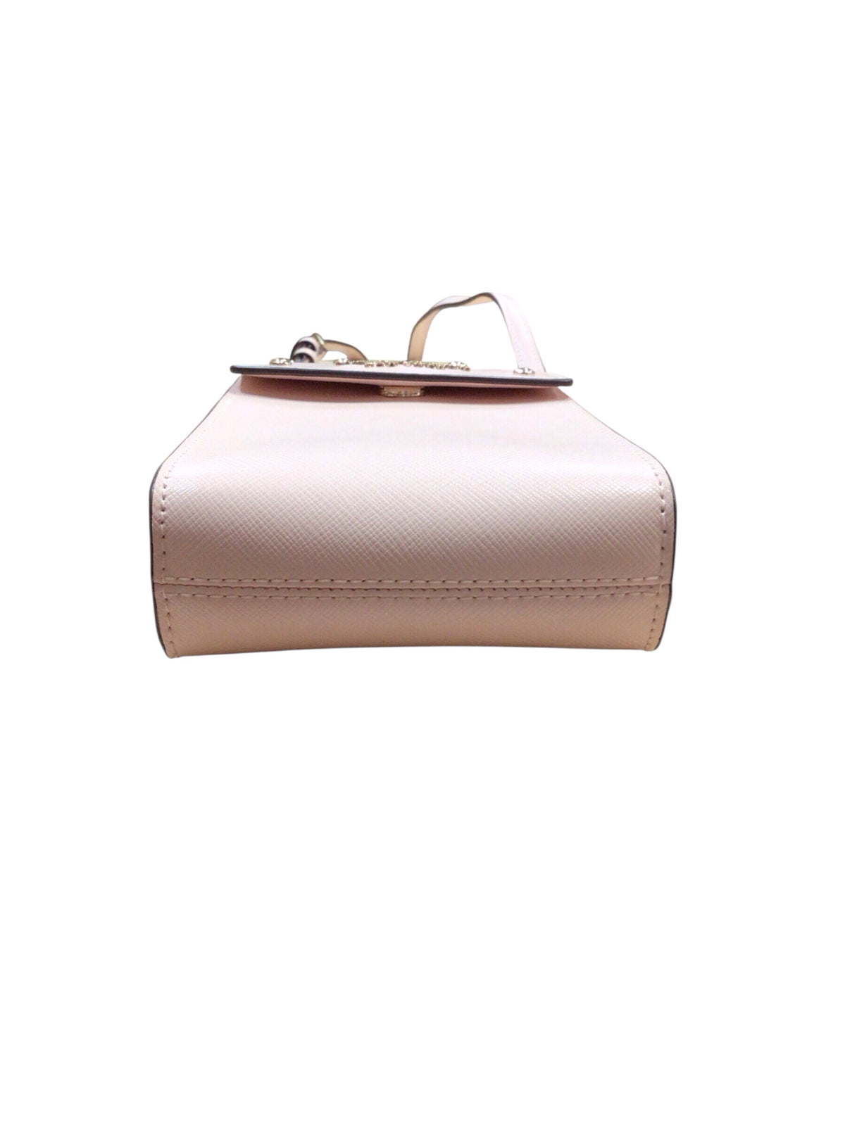 Kate Spade "Staci" Pink Studded Heart North South Flap Phone Crossbody Bag