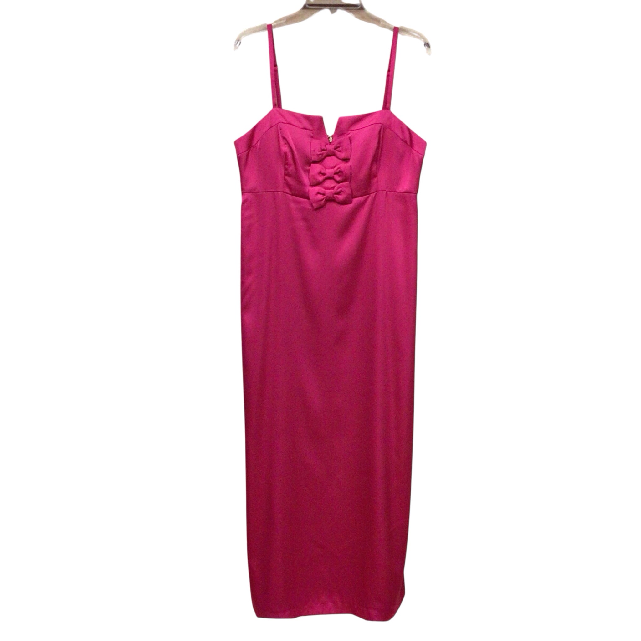 Lilly Pulitzer Raspberry Rouge Jean Maxi Dress Size 12