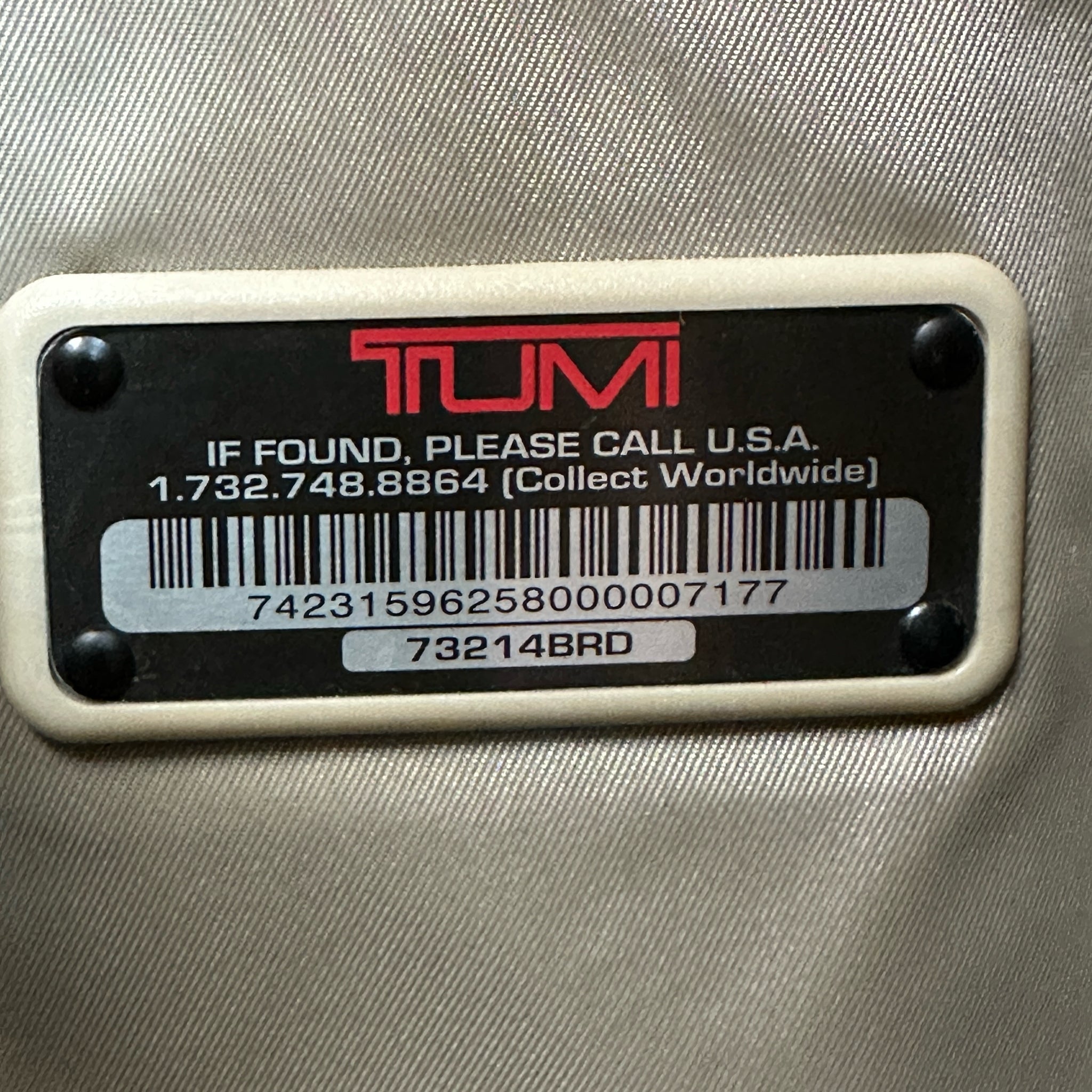 Tumi Voyageur Gray Tote Bag