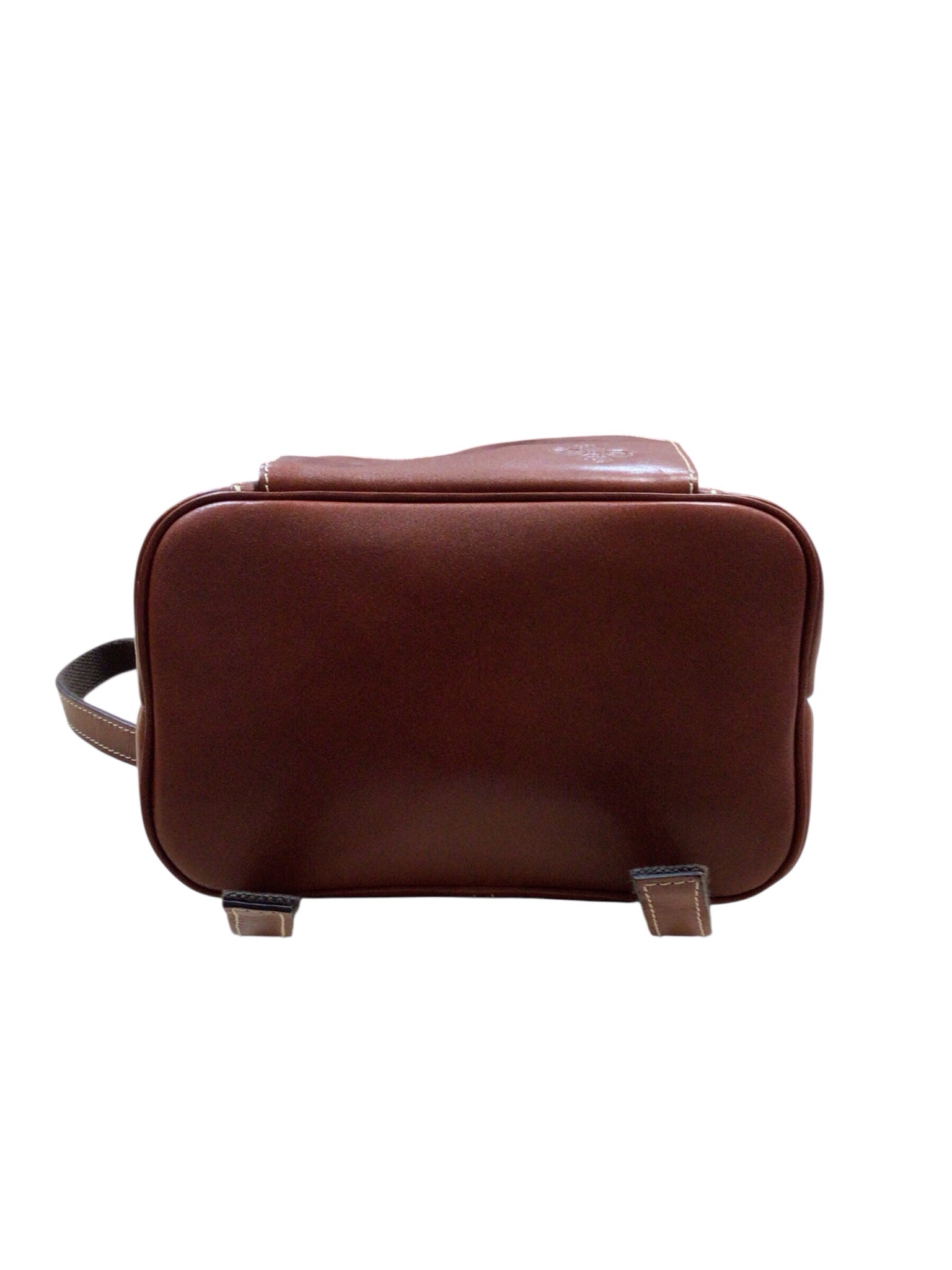 Patricia Nash "Alencon" Small Brown Leather Backpack