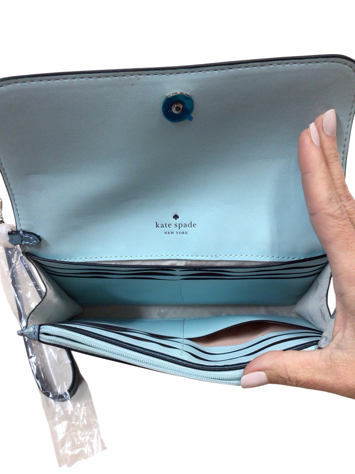 Kate Spade "Glimmer" Boxed Medium Phone Wallet Wristlet