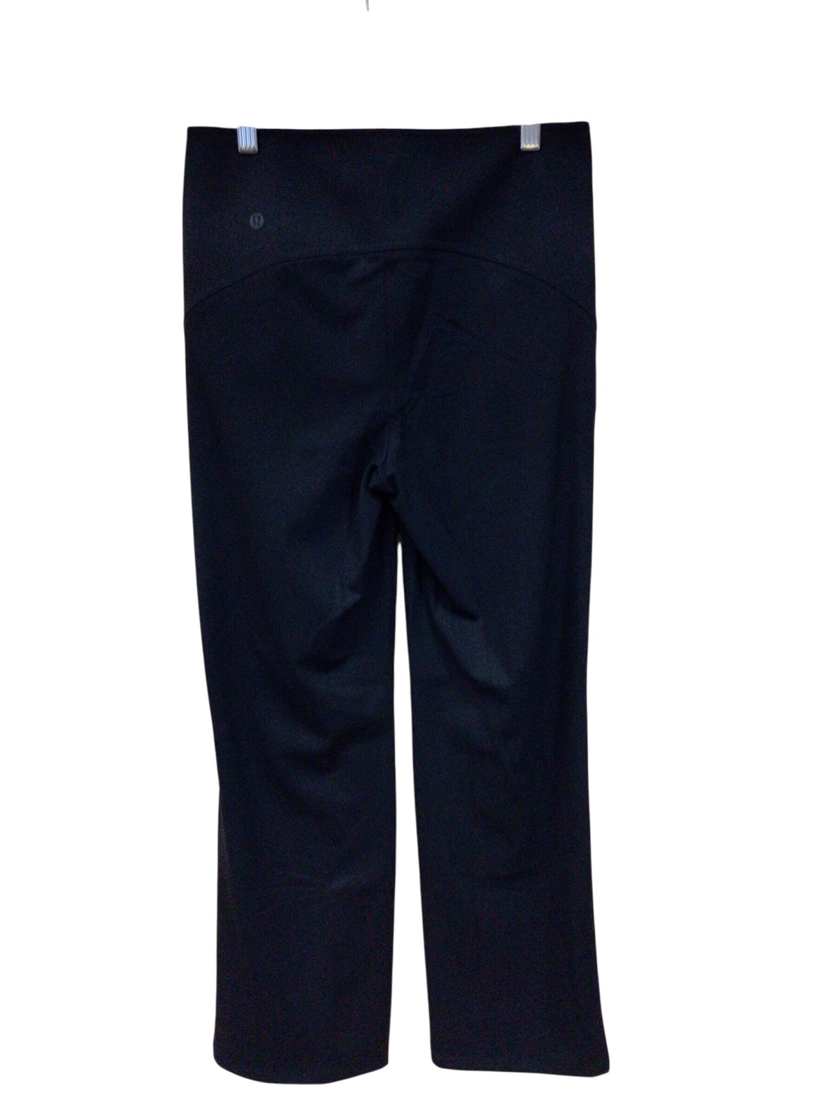 LuluLemon Black Smooth Fit Pull On High-Rise Crops Size 8 NWT