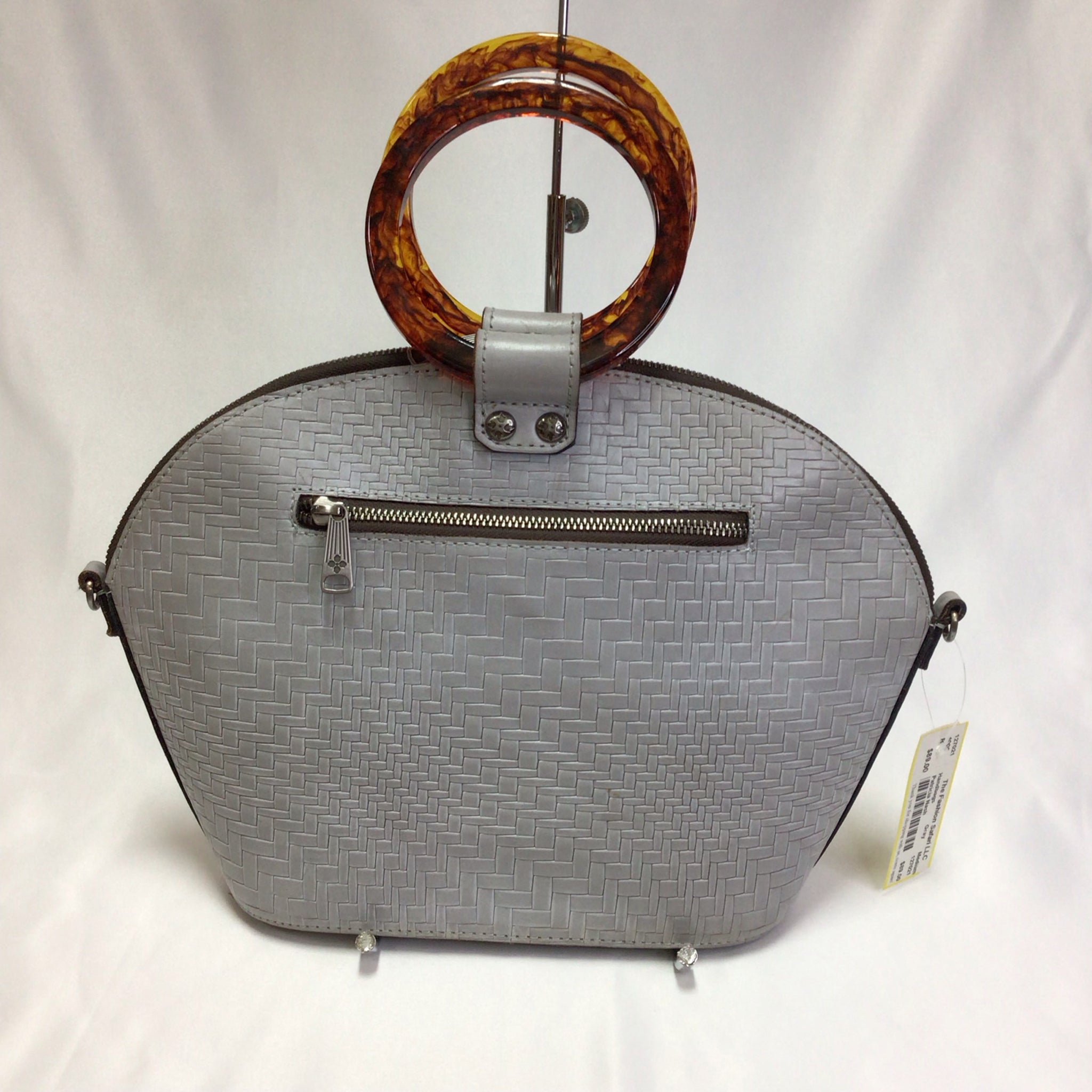 Patricia Nash Gray Satchel Handbag - Stylish and Versatile Accessory