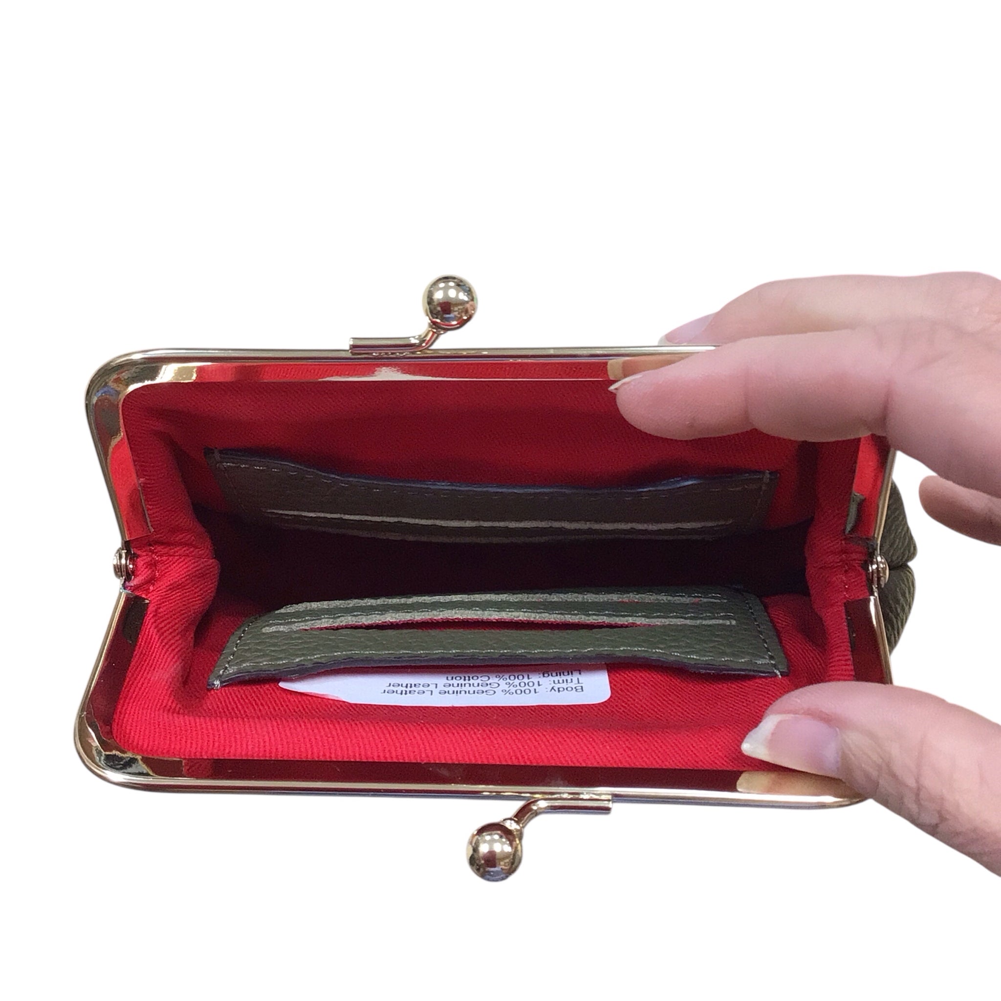 Dooney & Bourke Pebble Grain Large Framed Purse Wallet