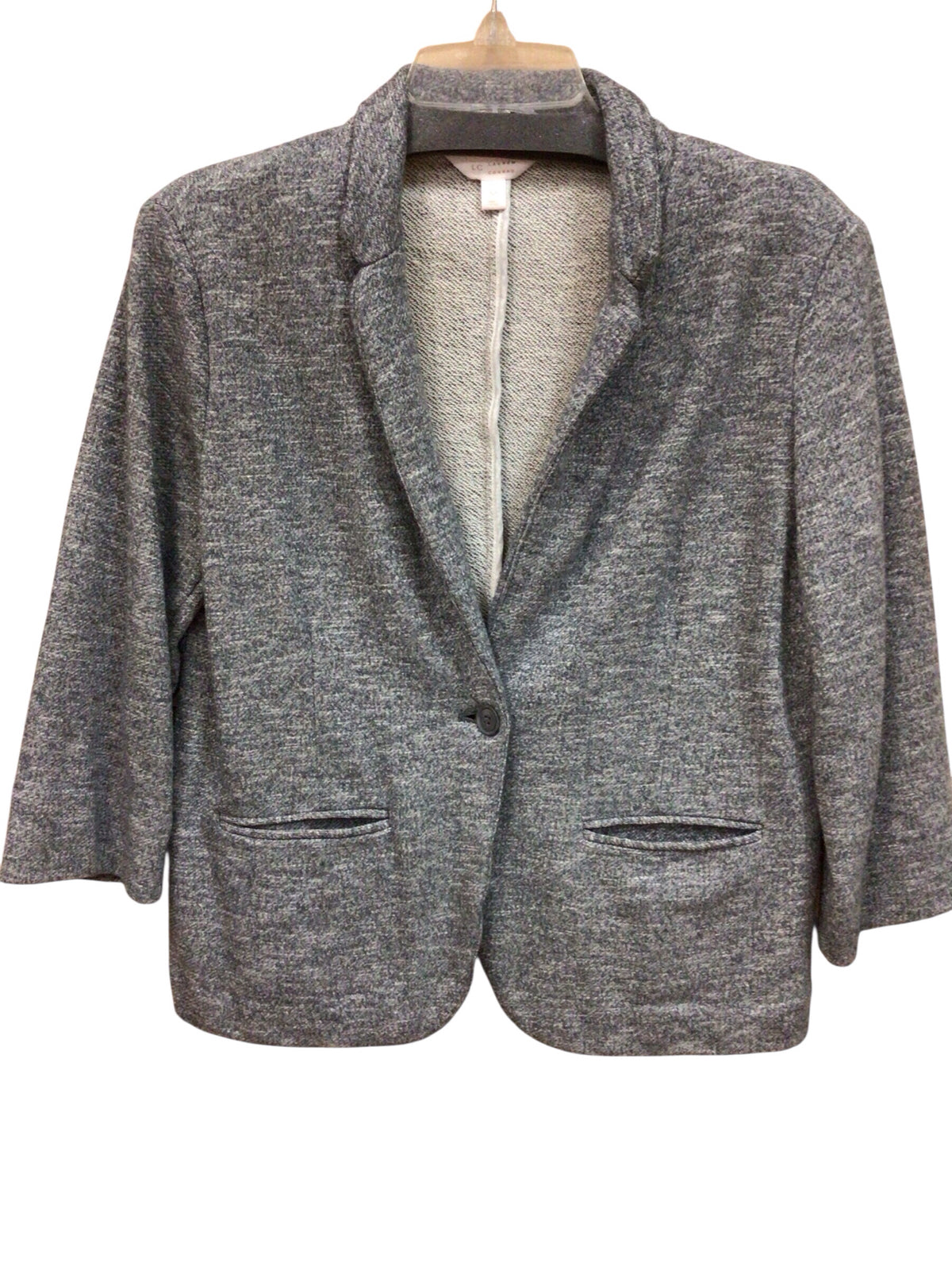 Lauren Conrad Long Sleeve Gray Button Jacket Size Medium