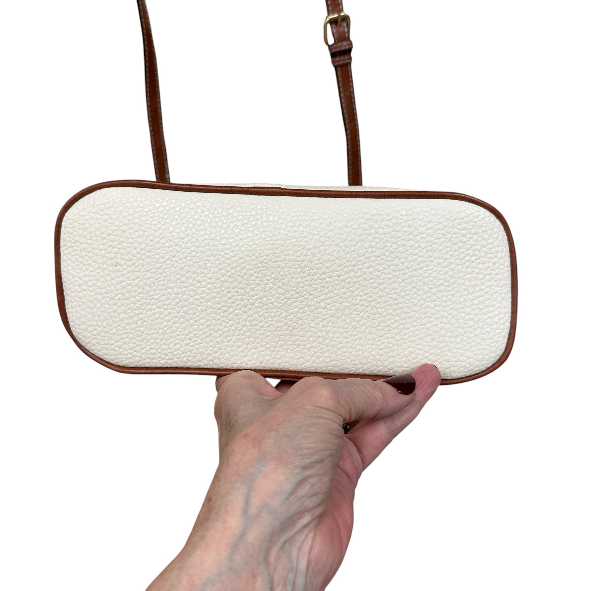 Cream Colored Fashion Crossbody Bag