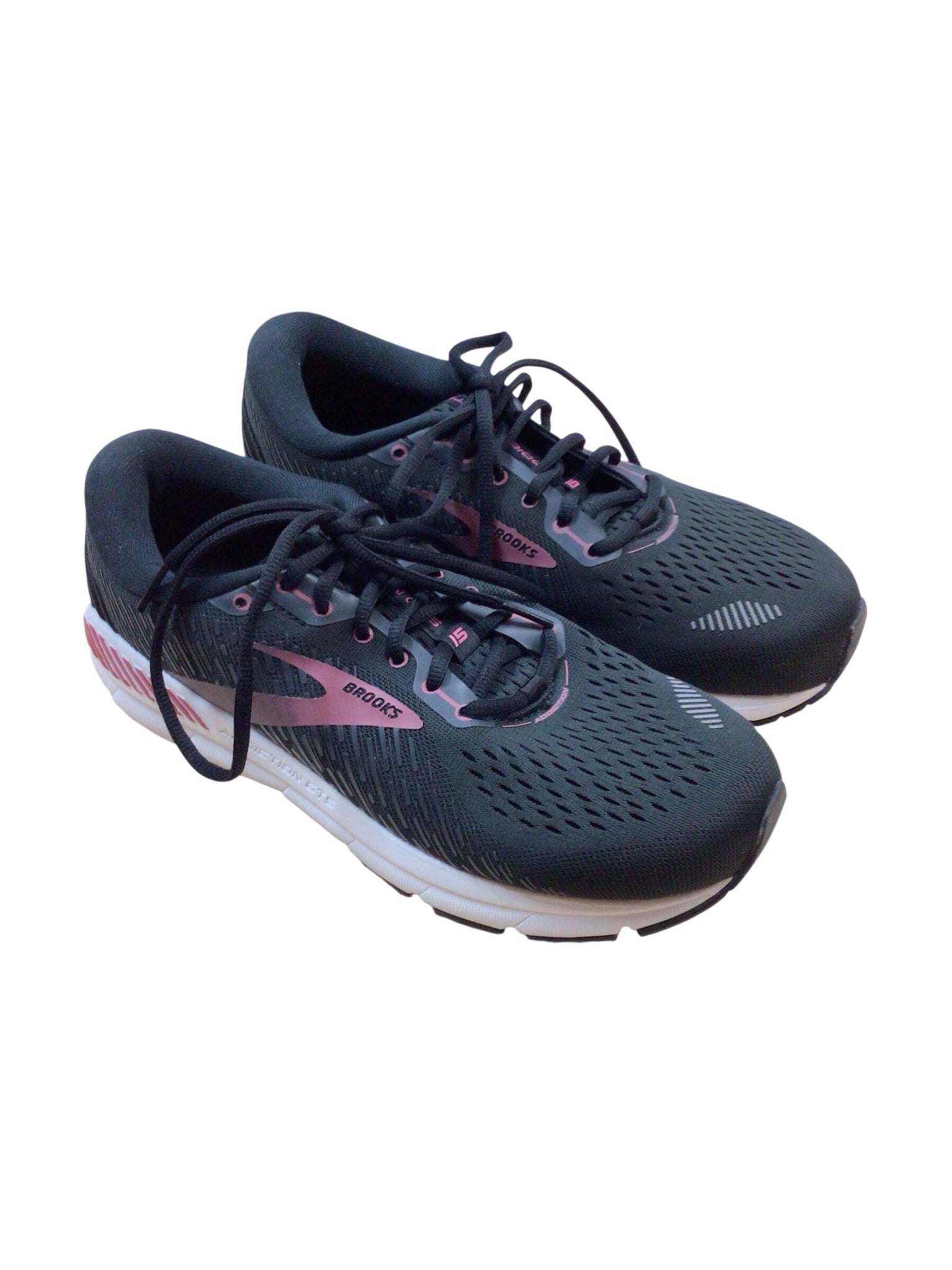 Brooks Addiction GTS 15 Black Lace Up Sneakers Size 9.5 W