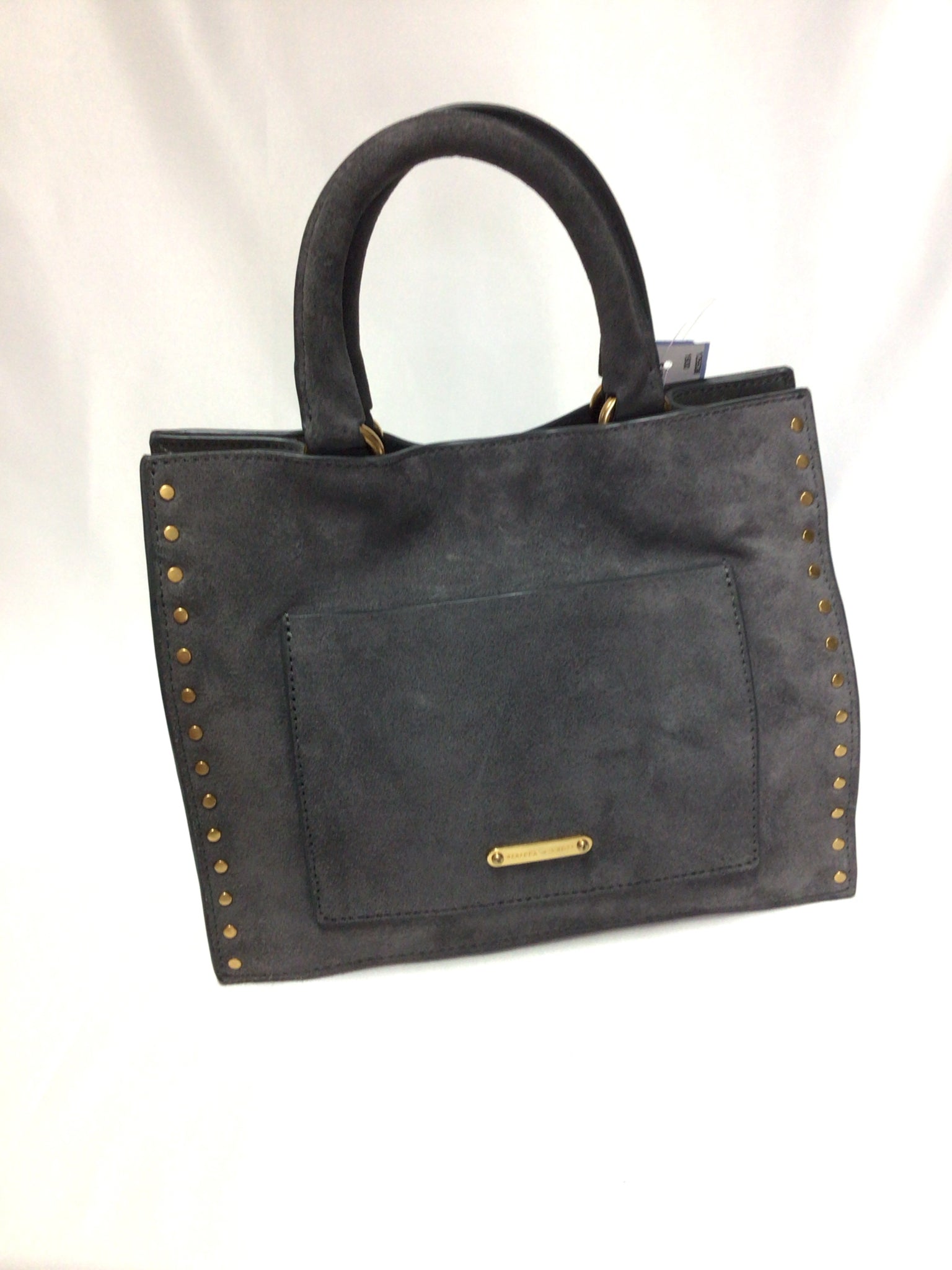 Rebecca Minkoff Small Gray Suede Satchel