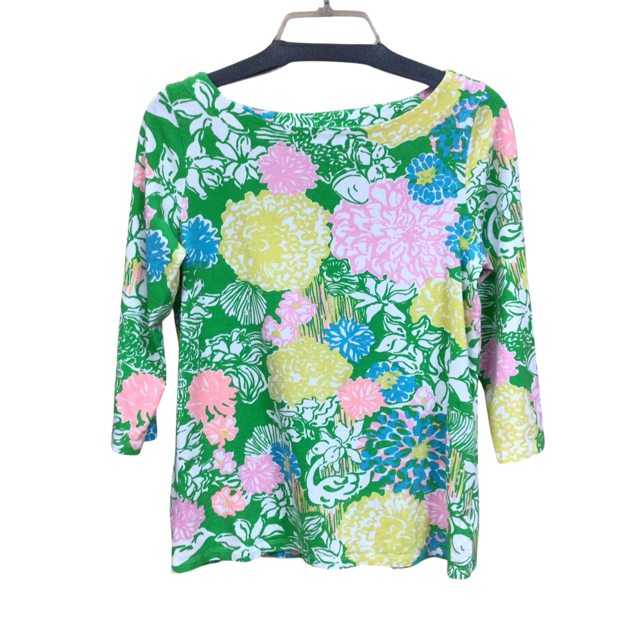 Lilly Pulitzer Juline 3/4 Sleeve Top Size Medium