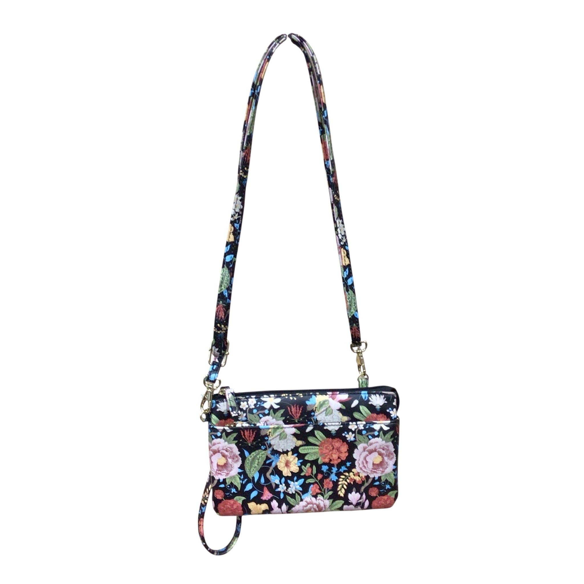 Floral Fashion Crossbody Shoulder Bag Wristlet