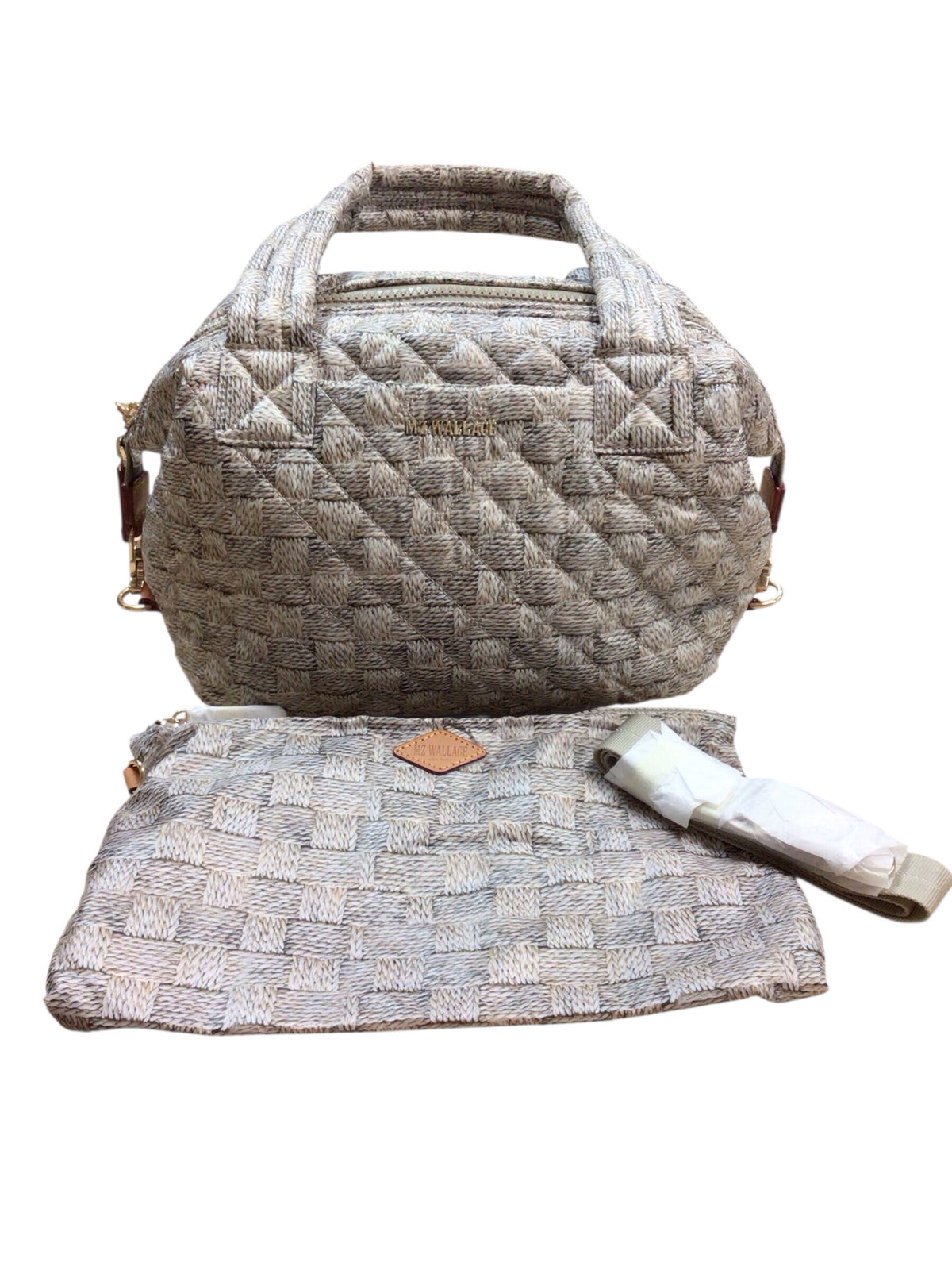 MZ Wallace Medium "Sutton" Nylon Satchel Crossbody