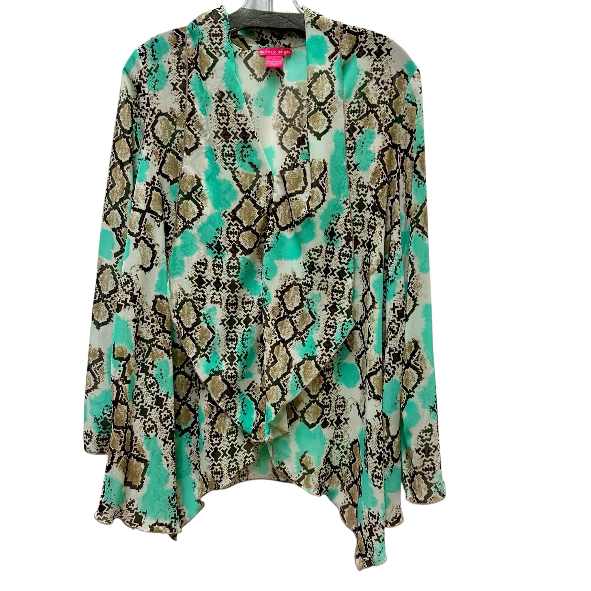 Sunny Leigh Size Large Long Sleeve Top