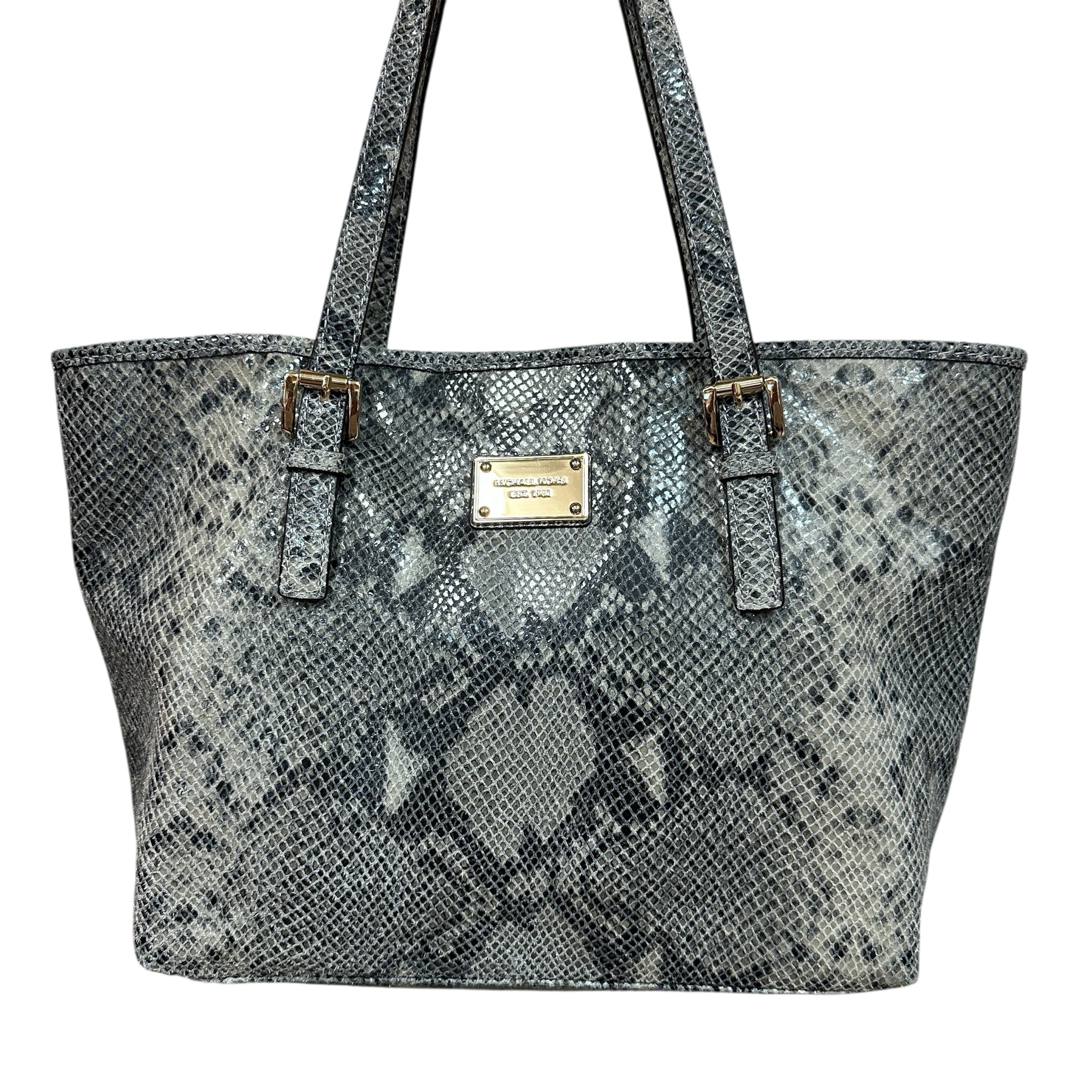 Michael Kors Jet Set Python Pattern Shoulder Bag