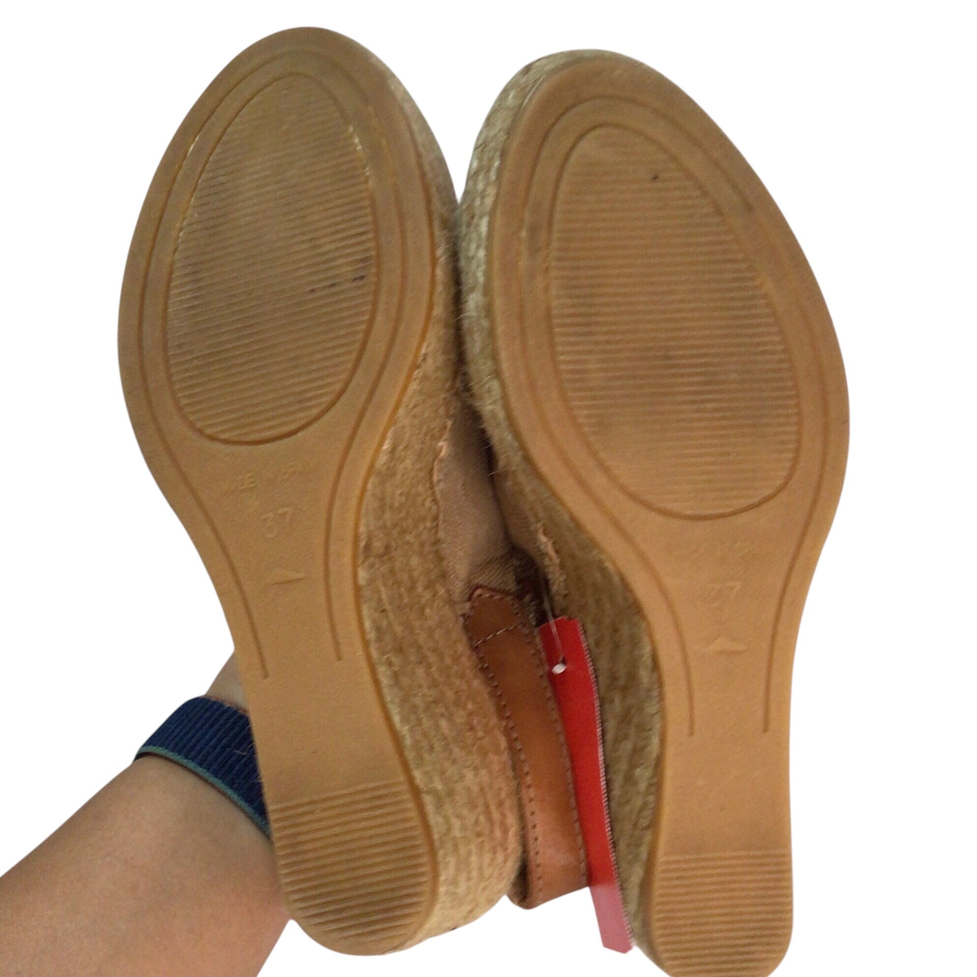 Toni Pons Canvas Wedge Sandal Size 6.5