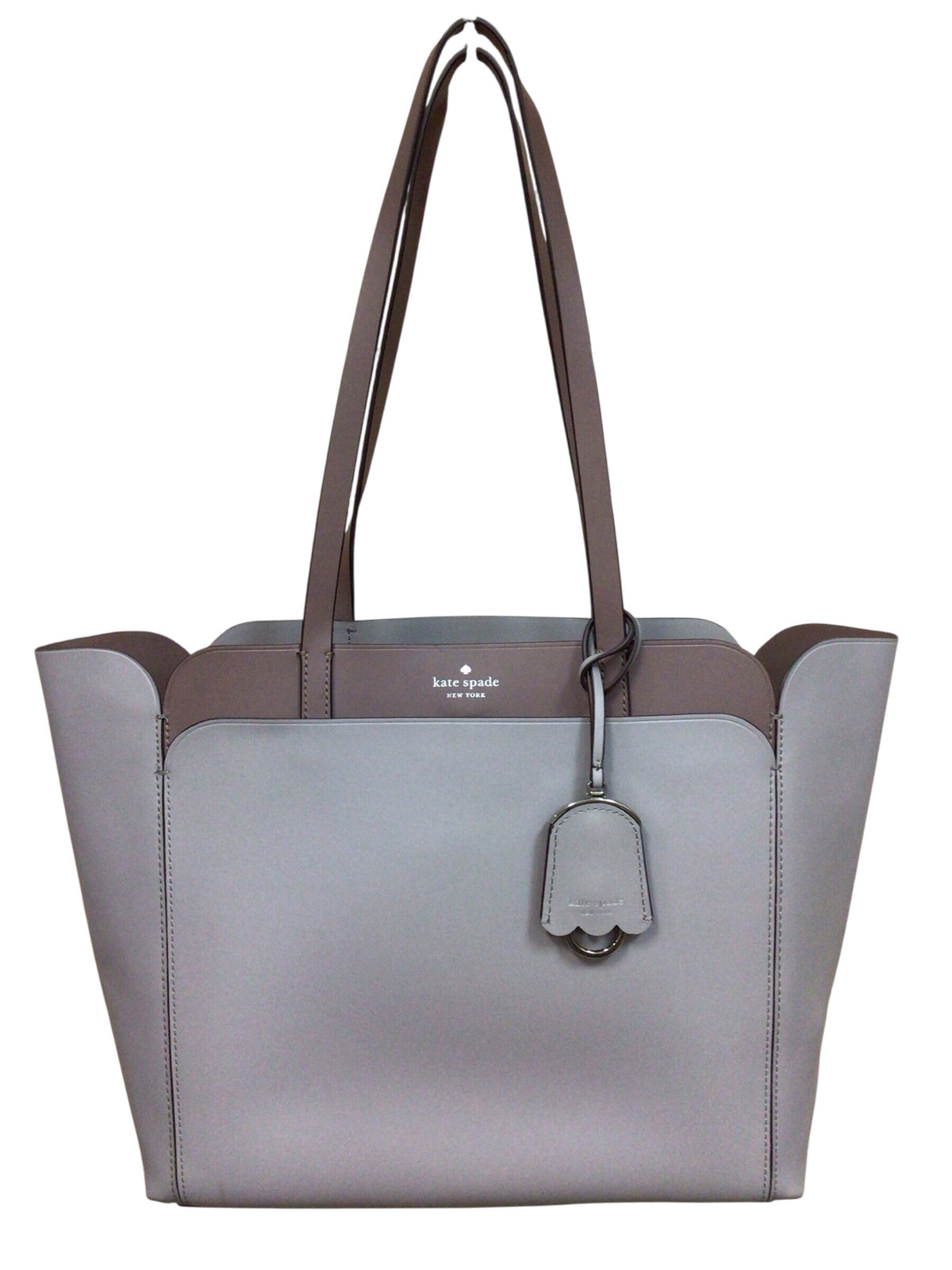 Kate Spade "Magnolia Street" Double Pocket Lavender Leather Tote