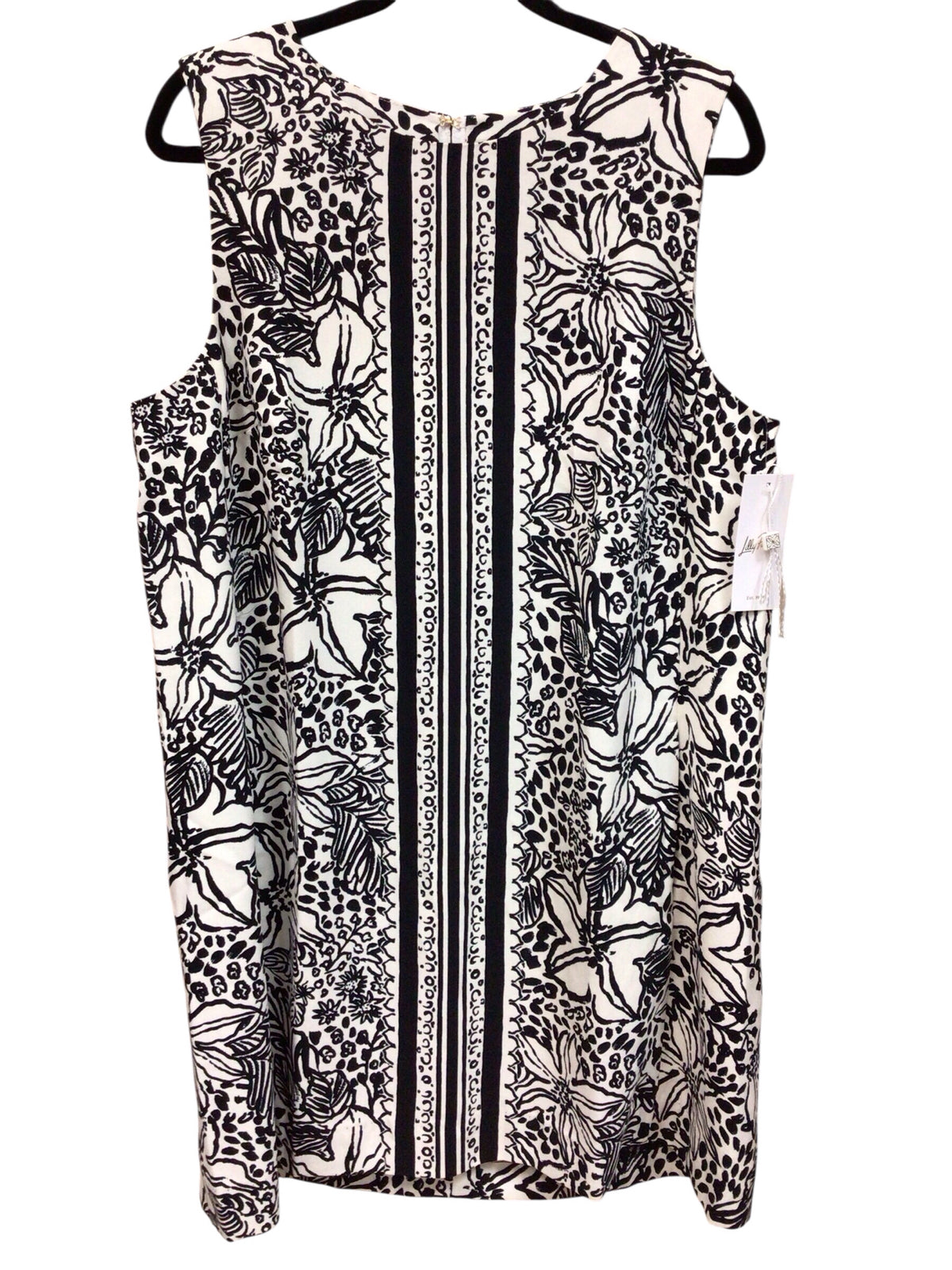 Lilly Pulitzer "Edita" Shift Sleeveless Dress "Lots to Spot" Dress Size 14 NWT